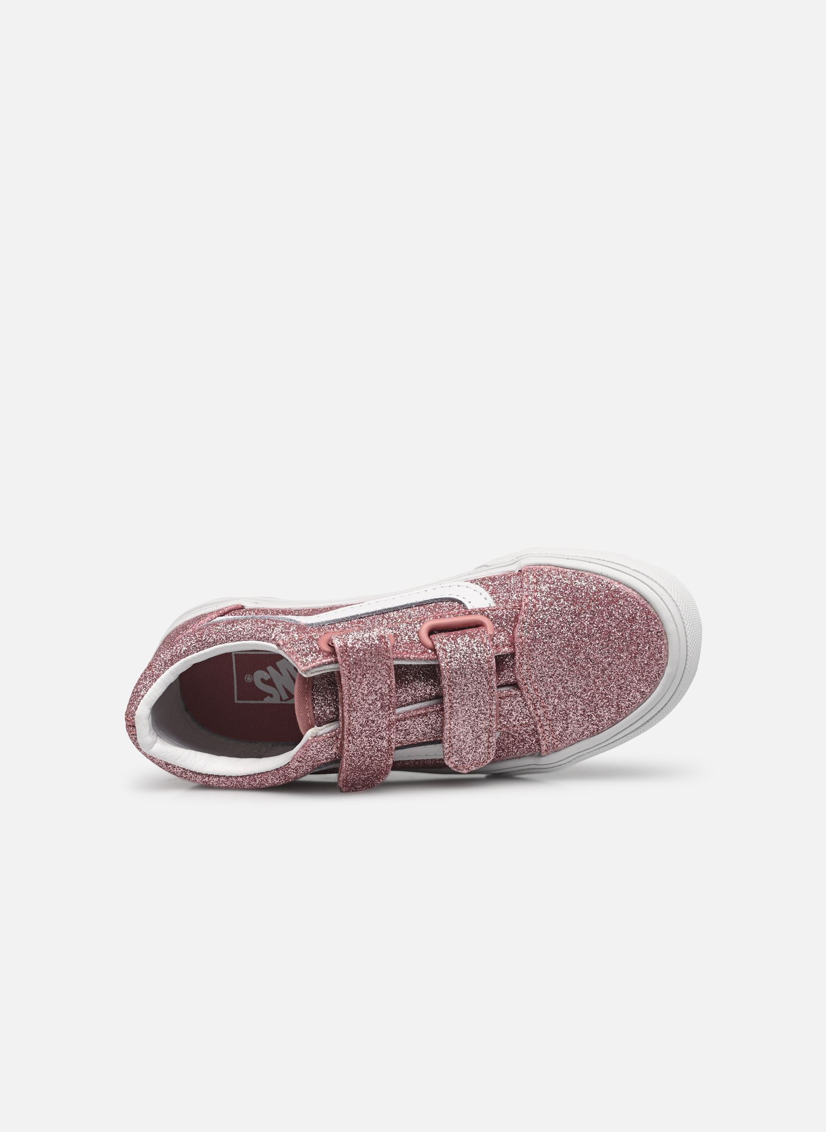 Niedrige Sneaker Old Skool V mädchen rosa Vans Niedrige Sneaker Old Skool V mädchen rosa GLITTER ROSE GOLD