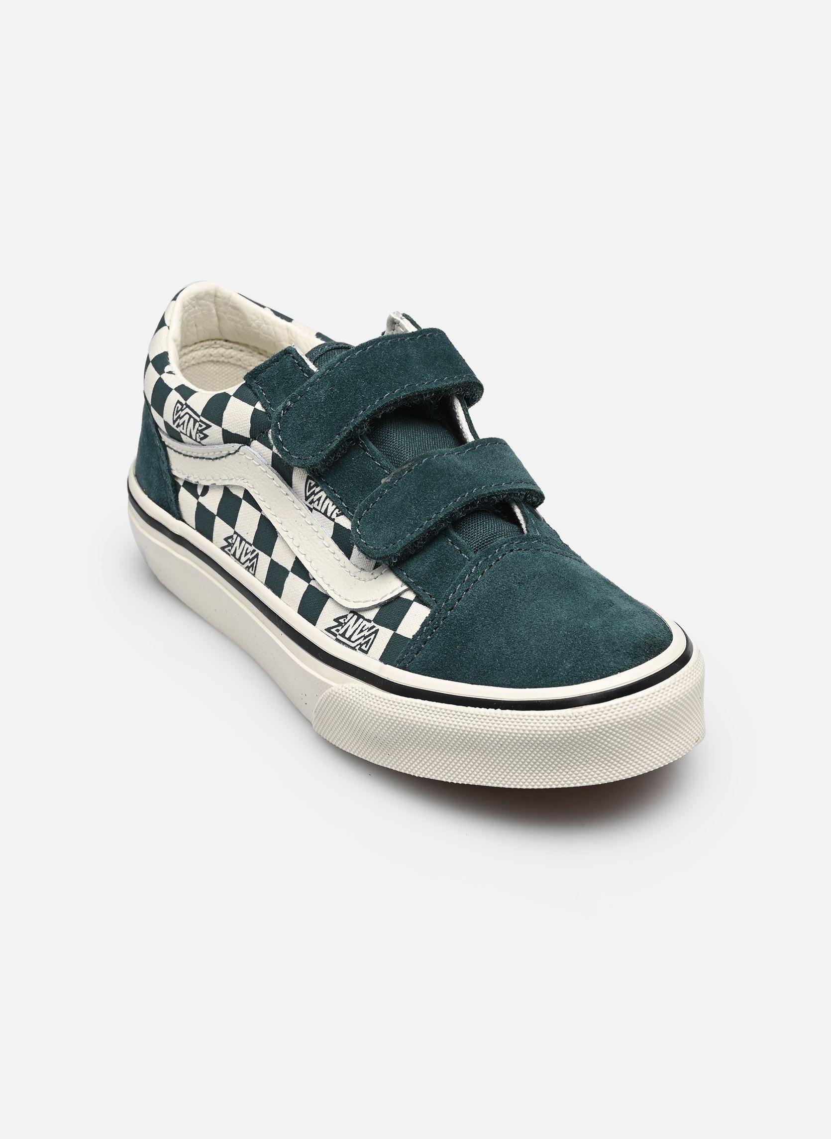Baskets basses enfant Vans Old Skool V GEO CHECK Mystic Moss - vue 7