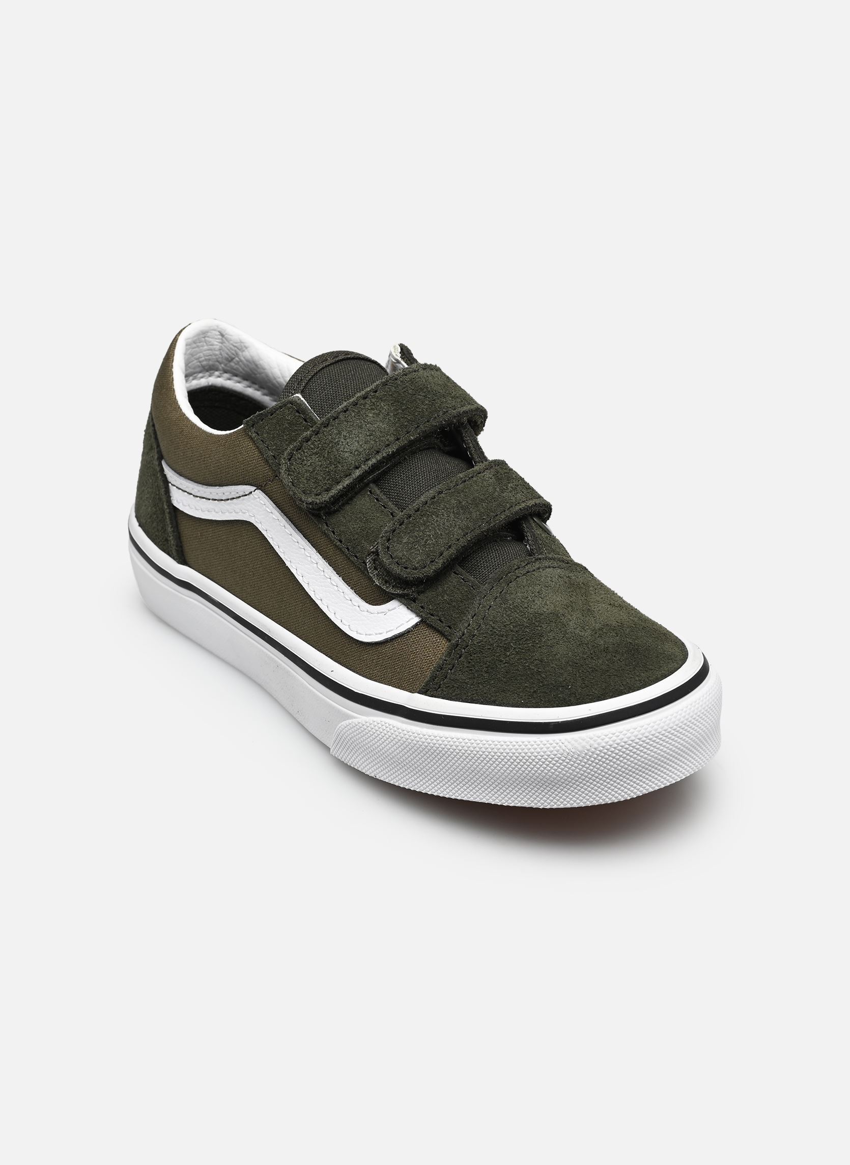 Baskets basses enfant Vans Old Skool V 2 TONE Obsidian Fern - vue 2