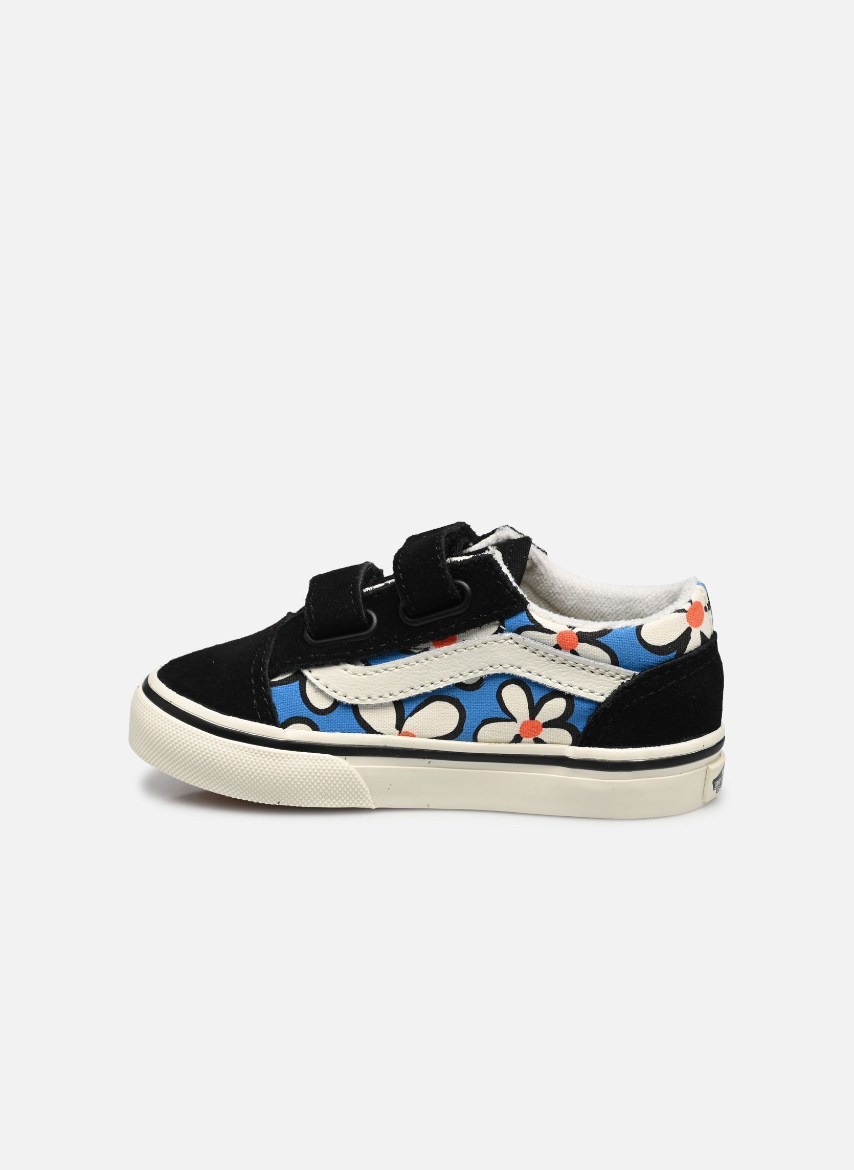 Niedrige Sneaker Old Skool V mädchen blau Vans Niedrige Sneaker Old Skool V mädchen blau FNM - PAINTED FLORAL BRIGHT A