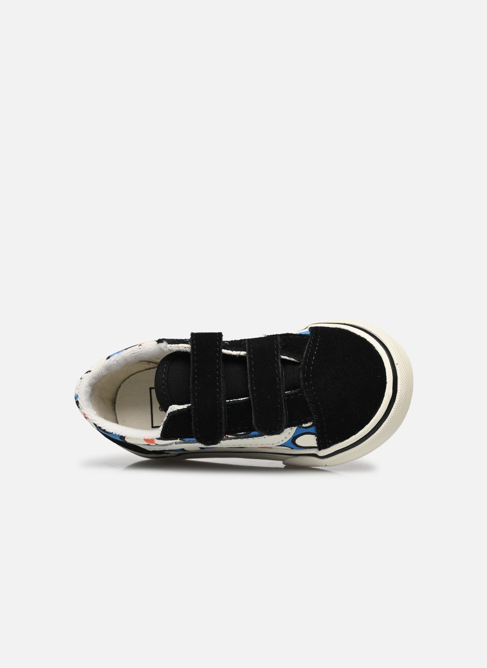 Niedrige Sneaker Old Skool V mädchen blau Vans Niedrige Sneaker Old Skool V mädchen blau FNM - PAINTED FLORAL BRIGHT A