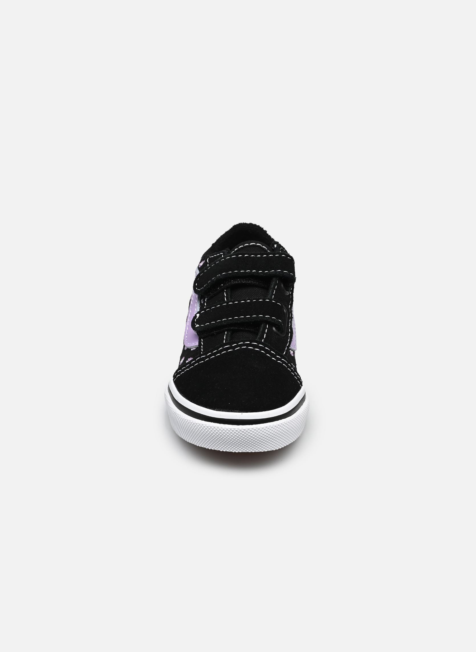 Niedrige Sneaker Old Skool V mädchen schwarz Vans Niedrige Sneaker Old Skool V mädchen schwarz PRP - FLORAL EMBROIDERY PURPL