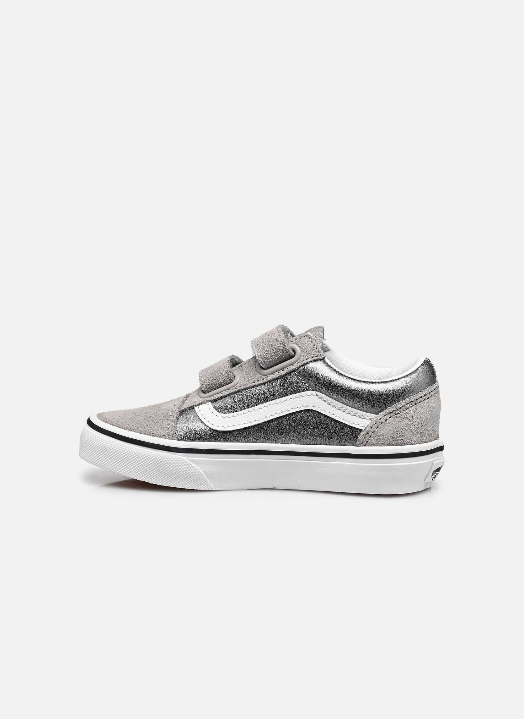 Niedrige Sneaker Old Skool V mädchen silber Vans Niedrige Sneaker Old Skool V mädchen silber SLV - METALLIC SILVER