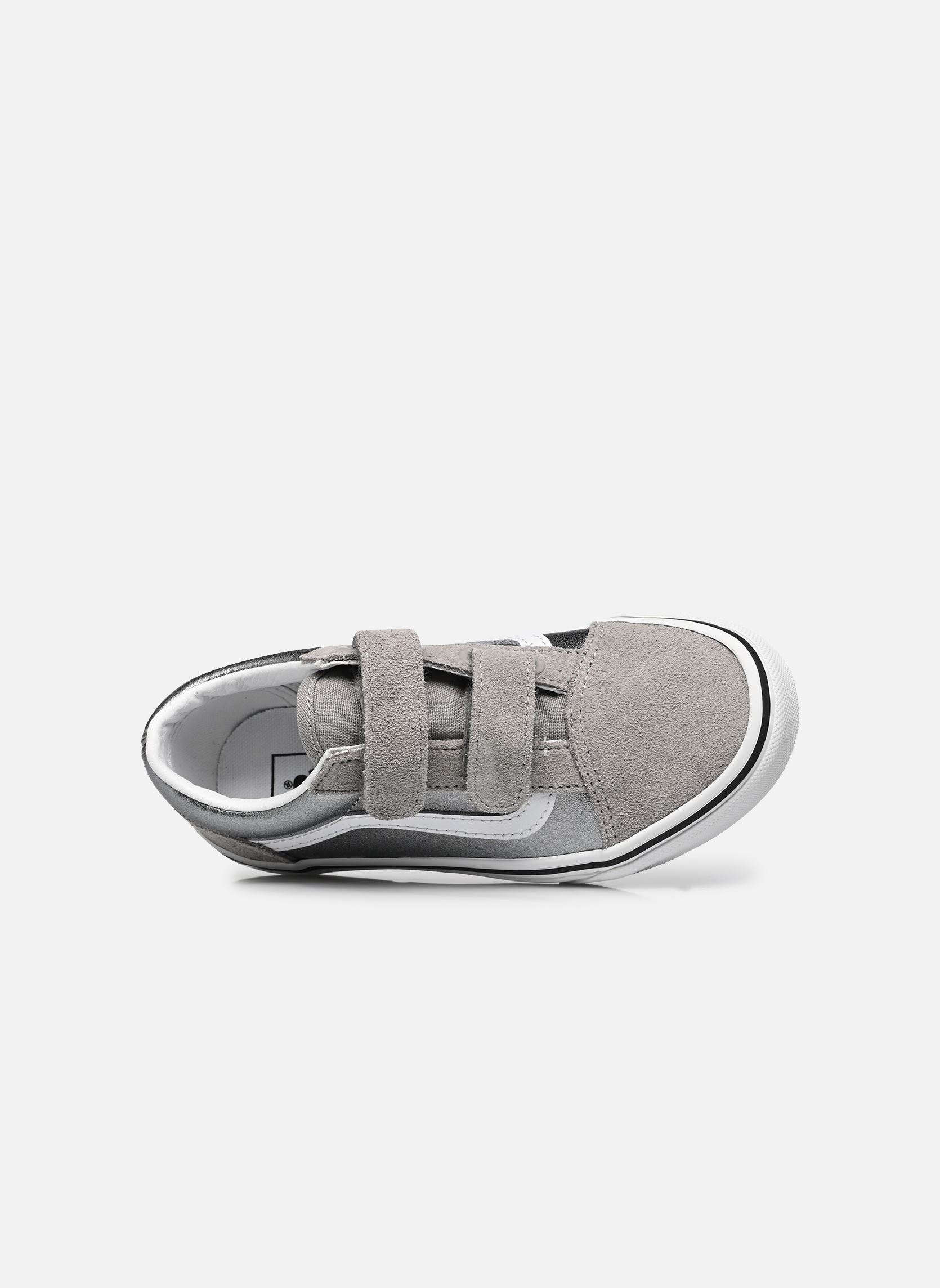 Niedrige Sneaker Old Skool V mädchen silber Vans Niedrige Sneaker Old Skool V mädchen silber SLV - METALLIC SILVER