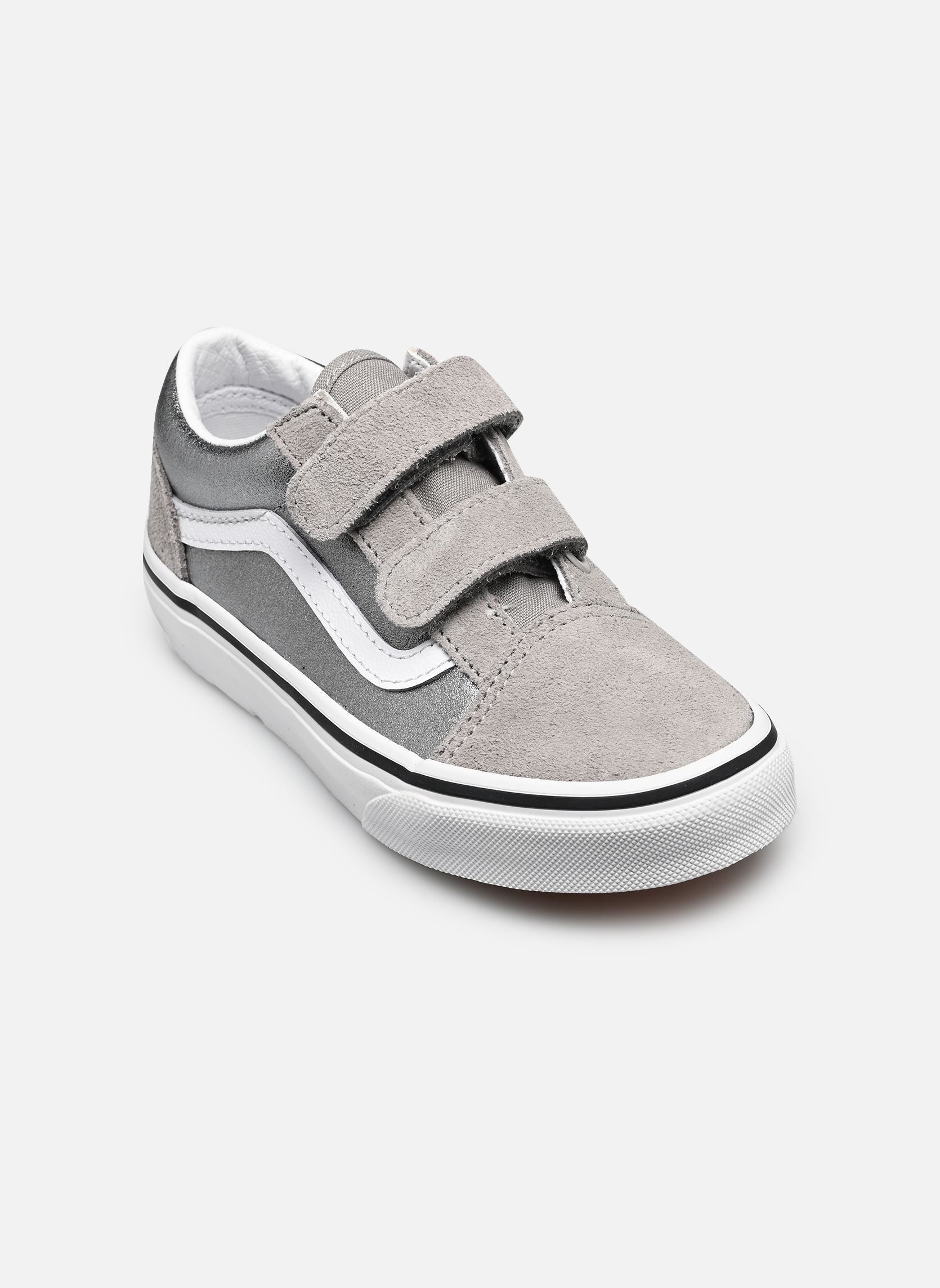 Niedrige Sneaker Old Skool V mädchen silber Vans Niedrige Sneaker Old Skool V mädchen silber SLV - METALLIC SILVER