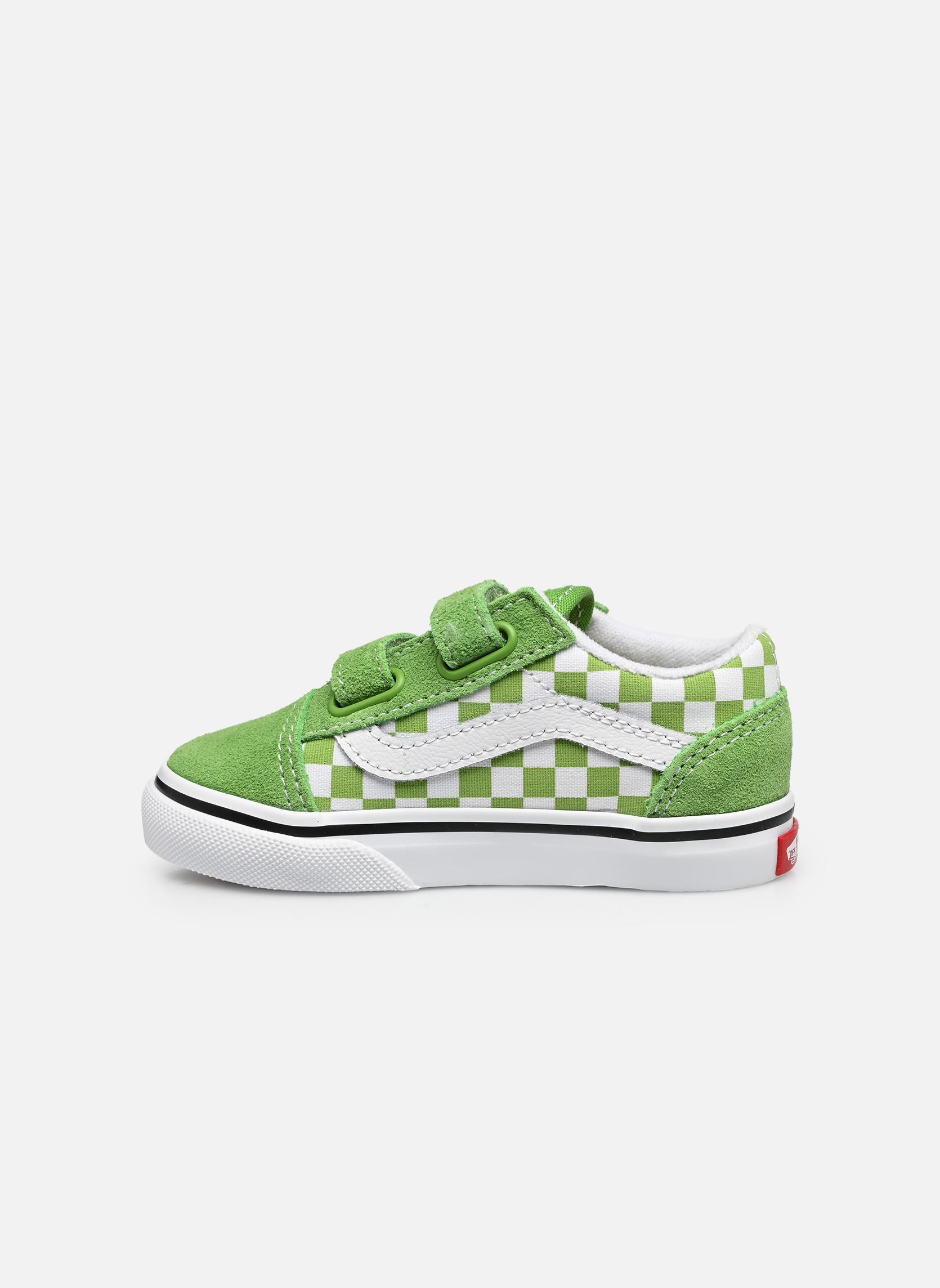 Baskets basses Old Skool V garçon vert Vans Baskets basses Old Skool V garçon vert FPB - COLOR THEORY CHECKERBOAR