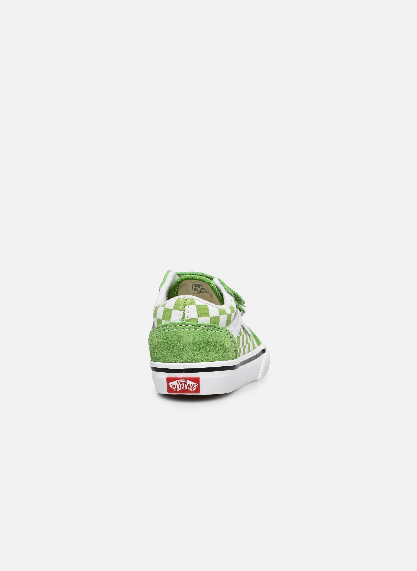 Baskets basses Old Skool V garçon vert Vans Baskets basses Old Skool V garçon vert FPB - COLOR THEORY CHECKERBOAR
