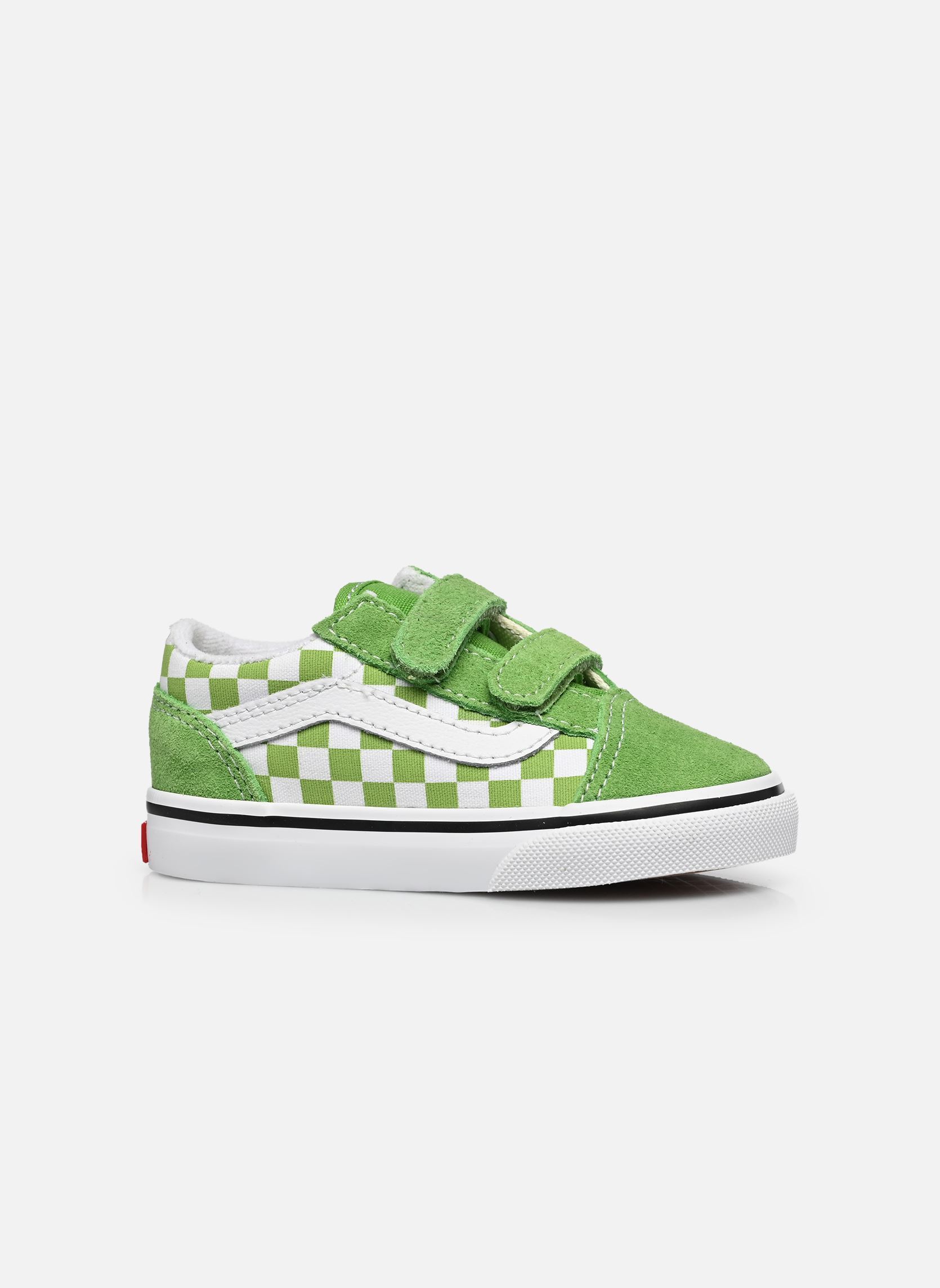 Baskets basses Old Skool V garçon vert Vans Baskets basses Old Skool V garçon vert FPB - COLOR THEORY CHECKERBOAR