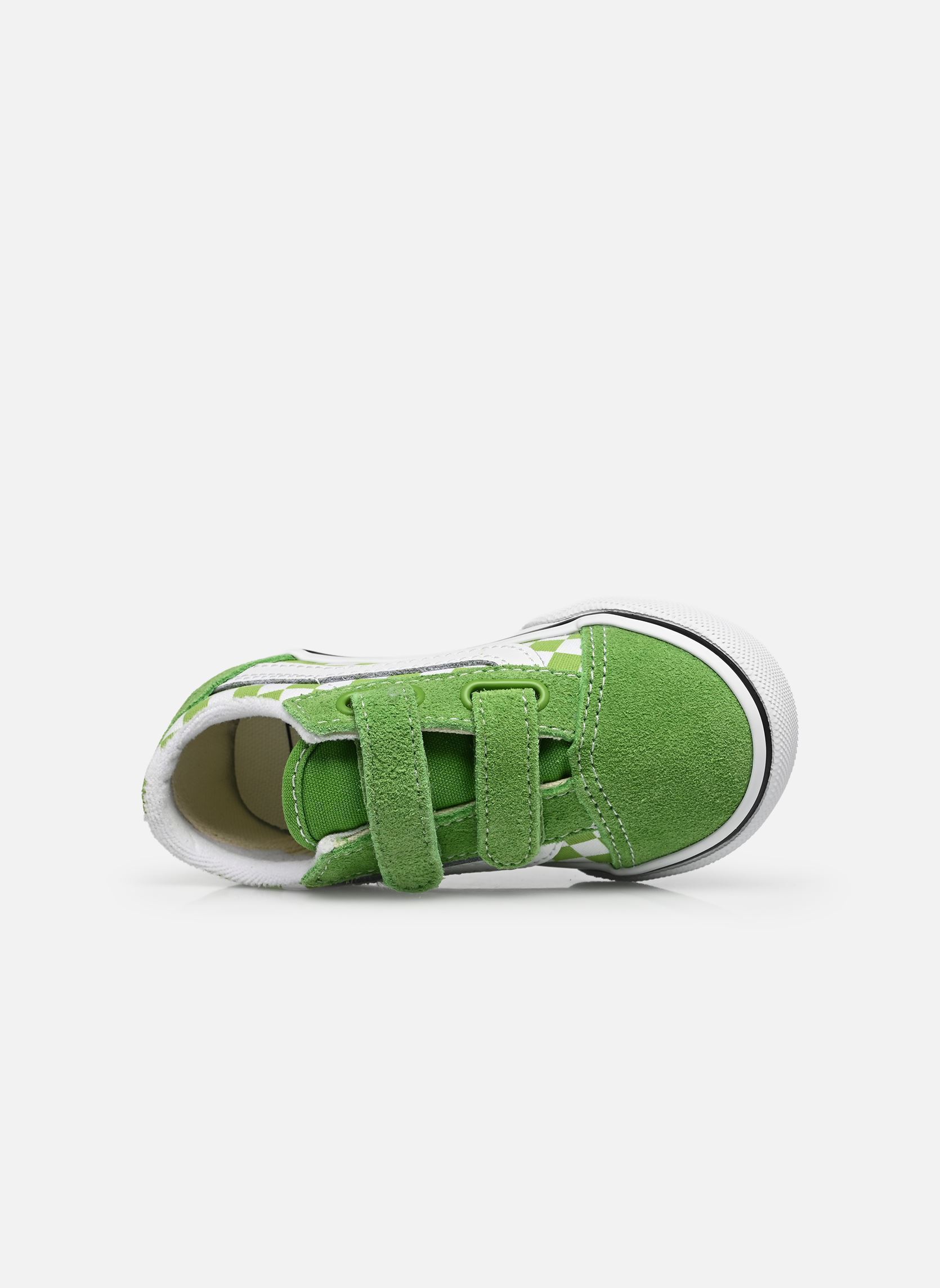 Baskets basses Old Skool V garçon vert Vans Baskets basses Old Skool V garçon vert FPB - COLOR THEORY CHECKERBOAR