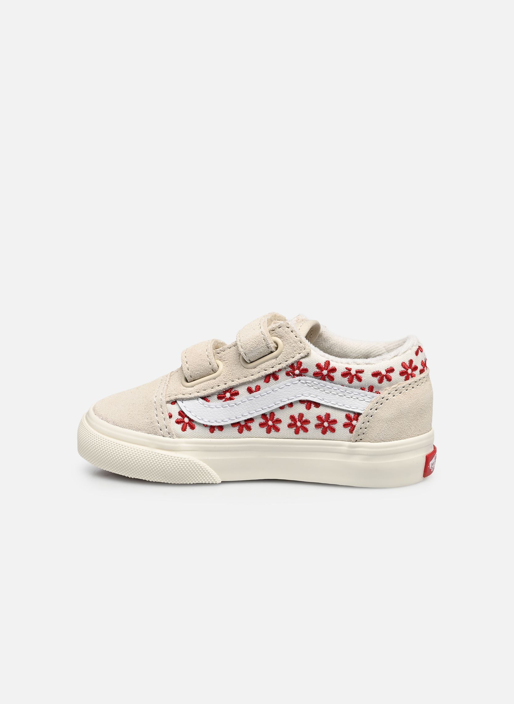 Baskets basses Old Skool V fille rouge Vans Baskets basses Old Skool V fille rouge IZQ - CHANTILLY FLORAL RACING