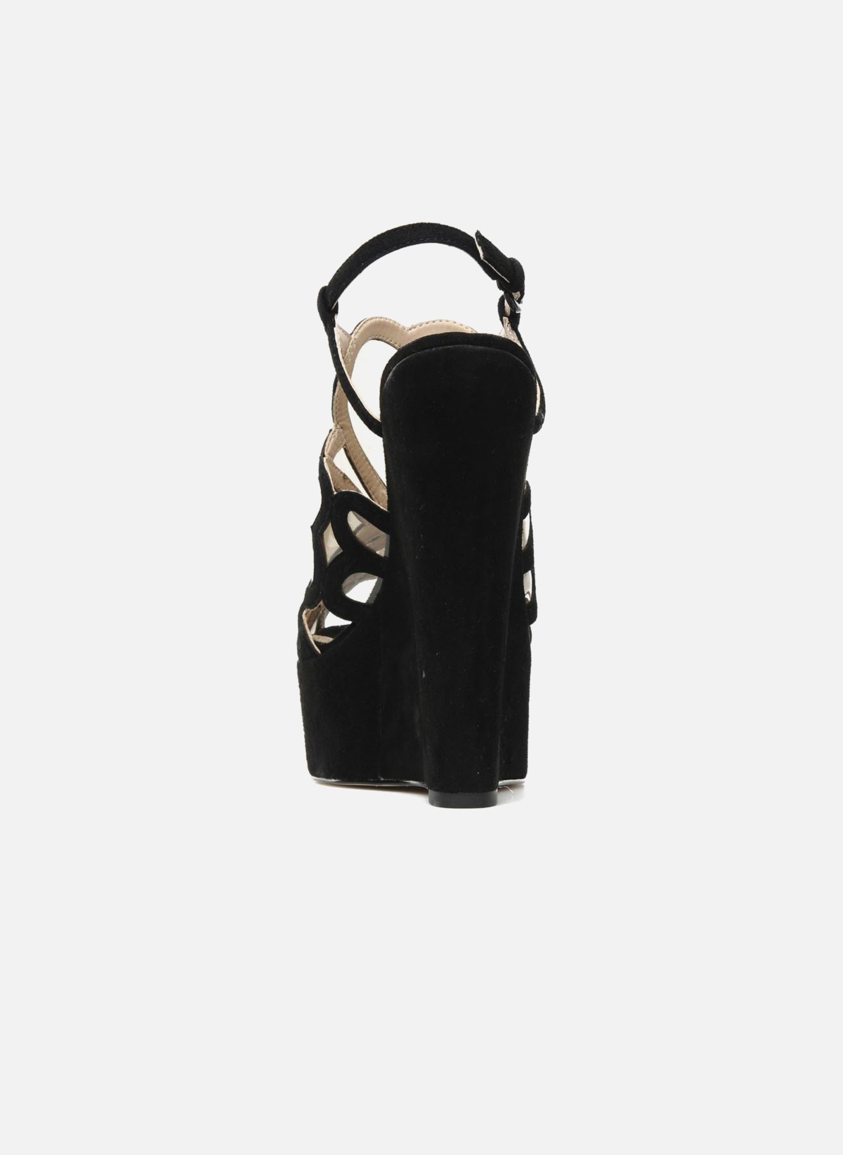 Sandalen met sleehak en plateau Kutie dames zwart Kurt Geiger Sandalen met sleehak en plateau Kutie dames zwart Black Suede