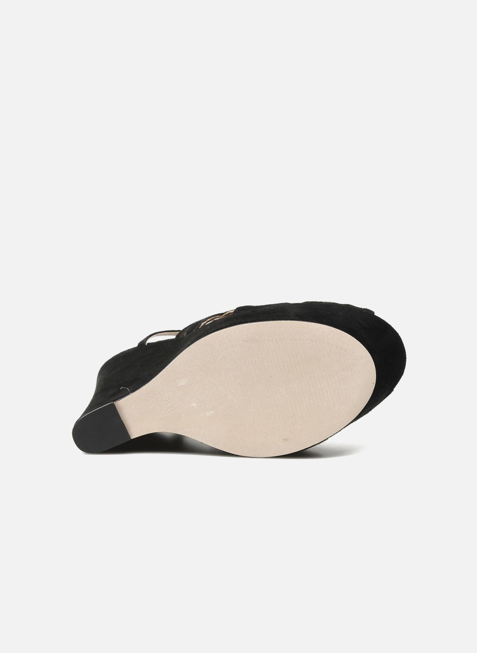 Sandalen met sleehak en plateau Kutie dames zwart Kurt Geiger Sandalen met sleehak en plateau Kutie dames zwart Black Suede