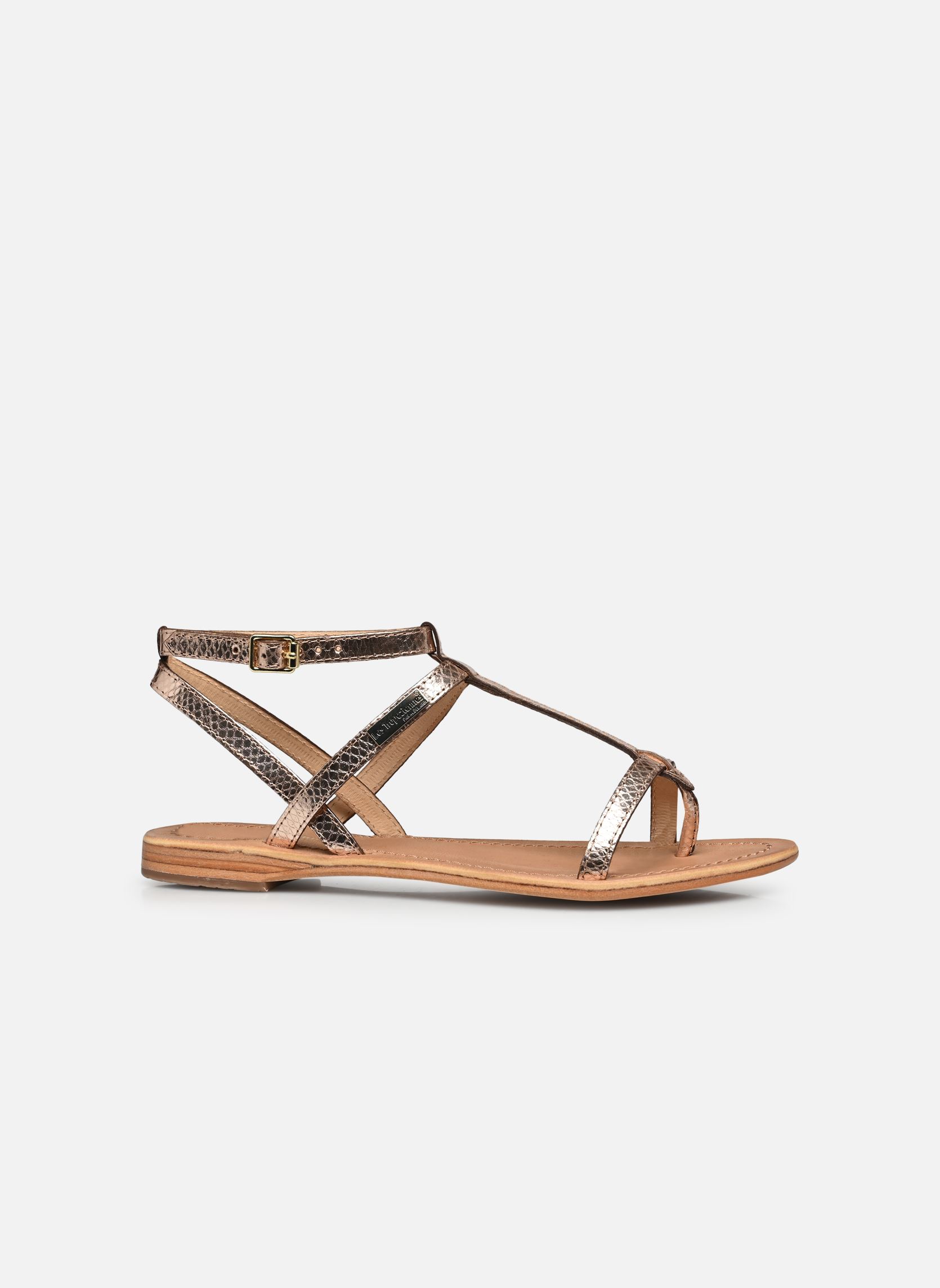 Sandalen Hilan dames goud en brons Les Tropéziennes par M Belarbi Sandalen Hilan dames goud en brons OR SERPENT