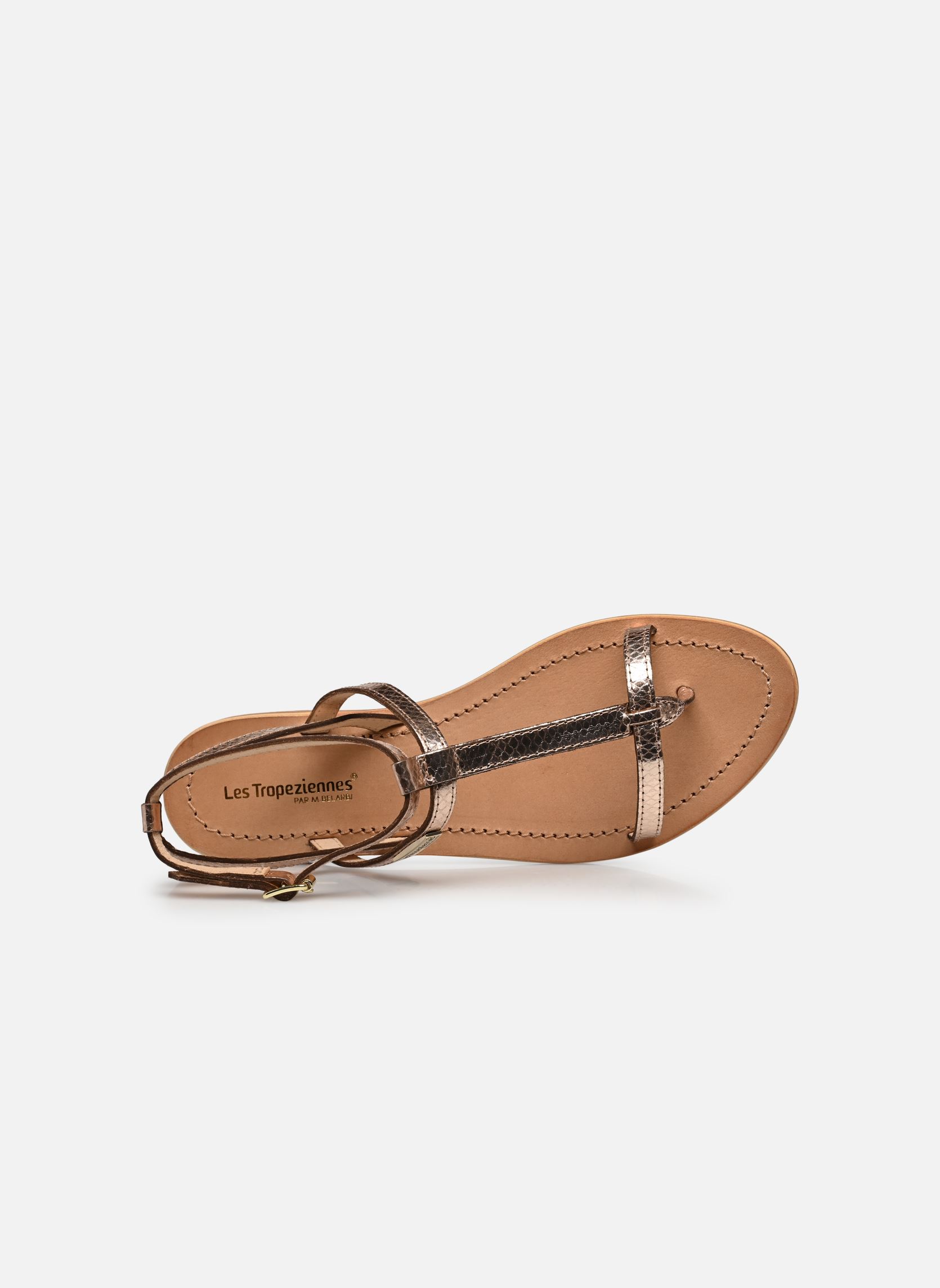 Sandalen Hilan dames goud en brons Les Tropéziennes par M Belarbi Sandalen Hilan dames goud en brons OR SERPENT
