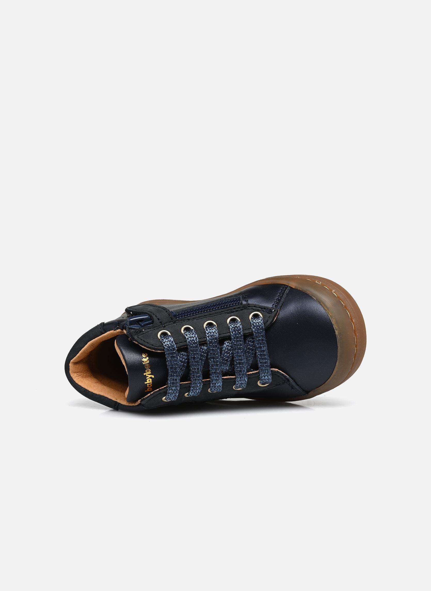 Chaussures premiers pas Ambre fille bleu Babybotte Chaussures premiers pas Ambre fille bleu PERLATO BLU/ALESS MIEL FUX