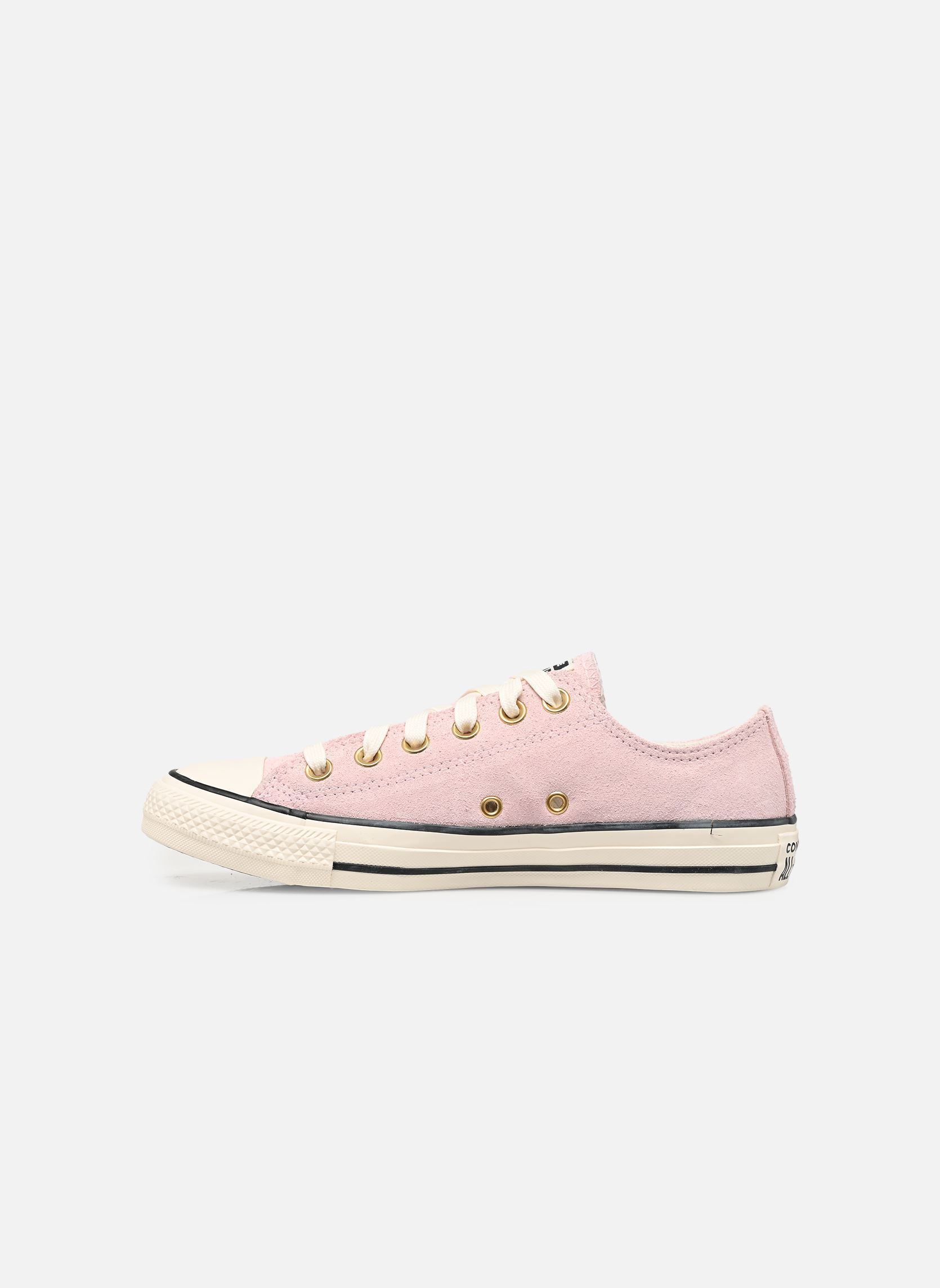 Baskets basses Chuck Taylor All Star Suede Ox W femme rose Converse Baskets basses Chuck Taylor All Star Suede Ox W femme rose NEW FOUND BLOOM/GOLD/EGRET