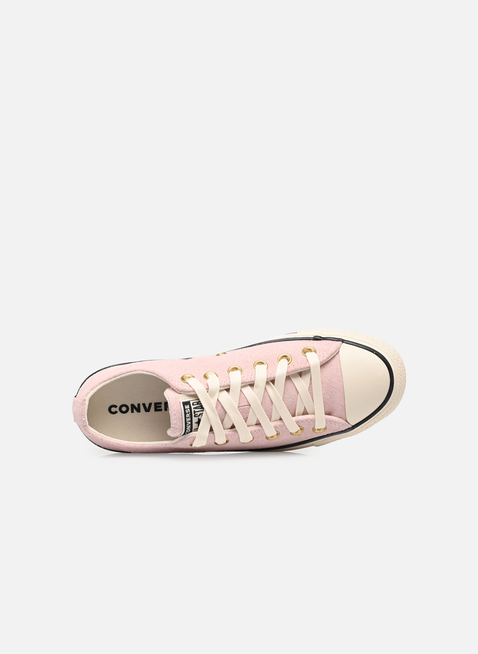 Baskets basses Chuck Taylor All Star Suede Ox W femme rose Converse Baskets basses Chuck Taylor All Star Suede Ox W femme rose NEW FOUND BLOOM/GOLD/EGRET