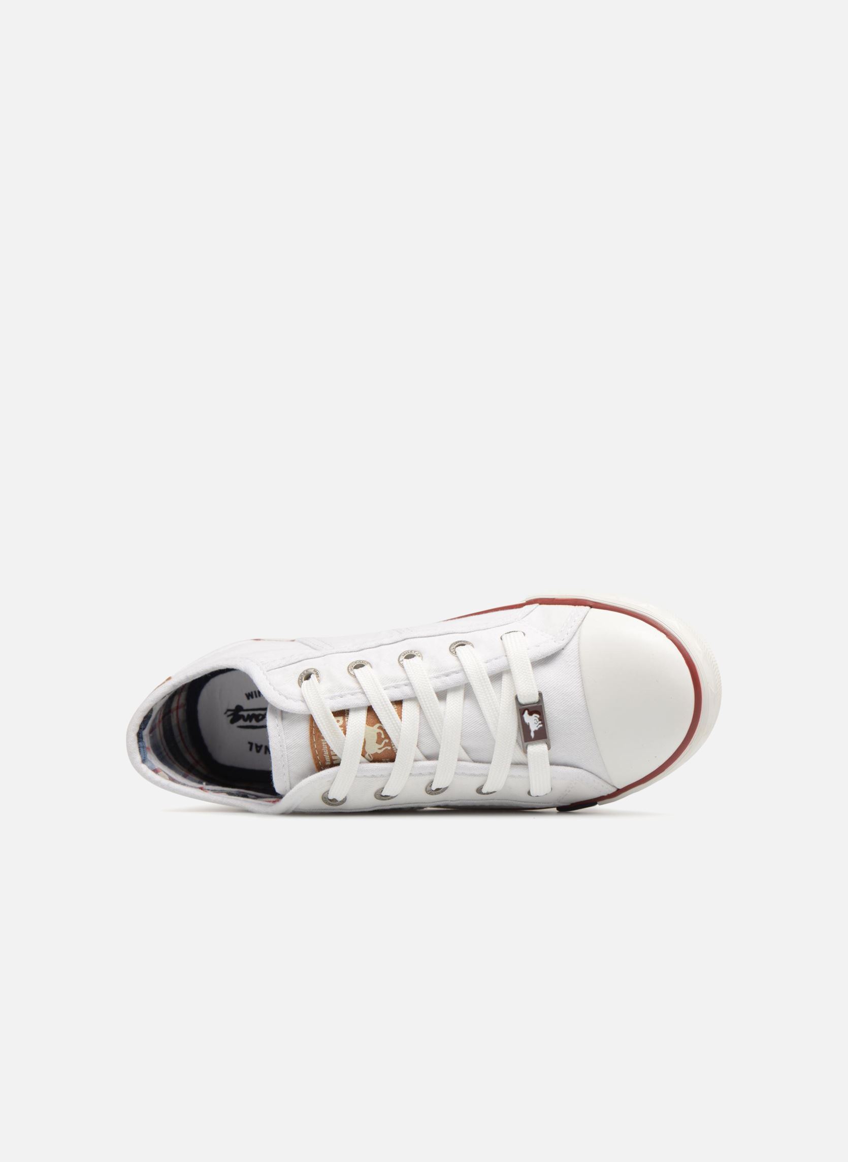 Baskets basses Flaki blanc Mustang shoes Baskets basses Flaki blanc Blanc