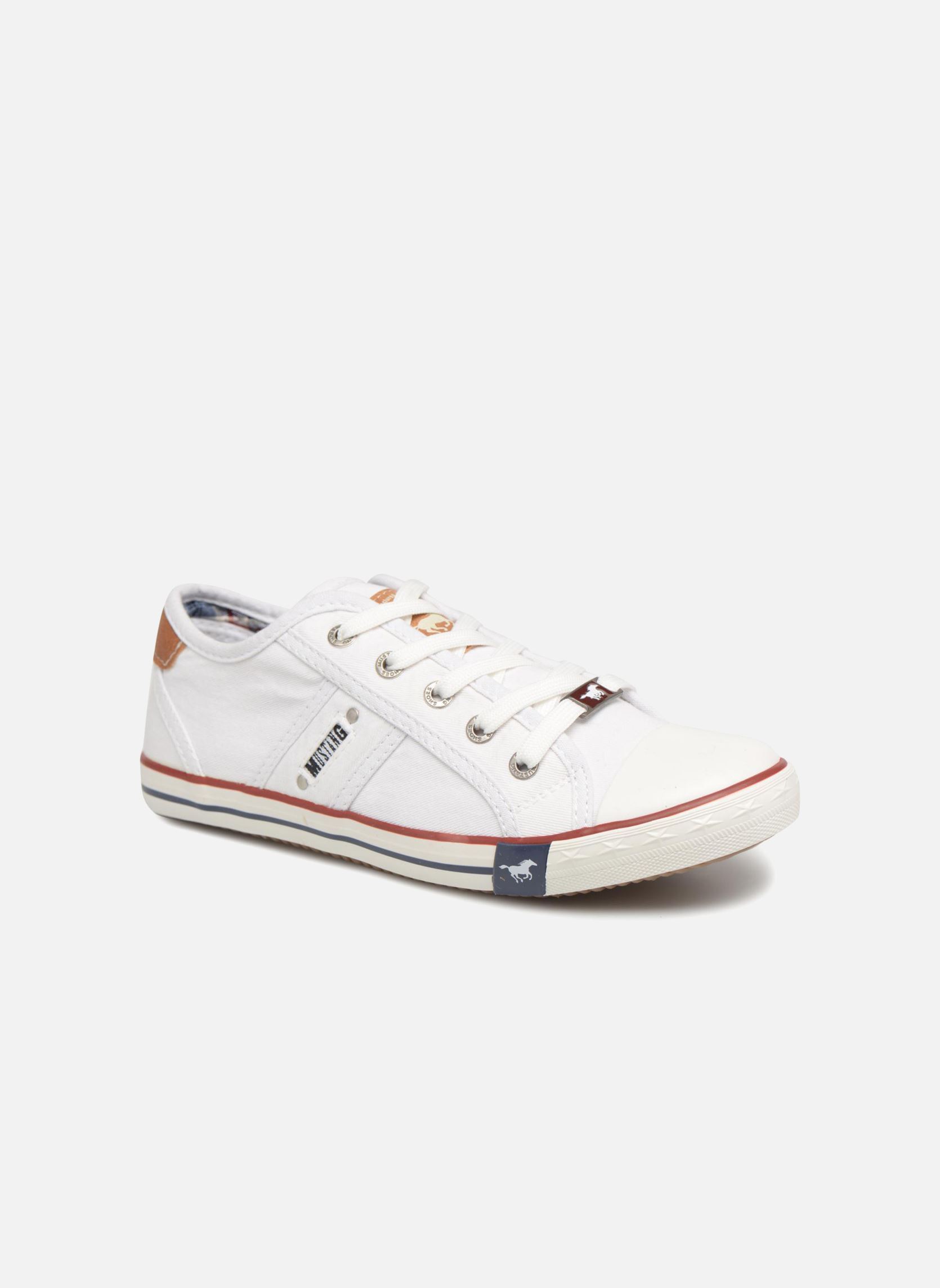 Baskets basses Flaki blanc Mustang shoes Baskets basses Flaki blanc Blanc
