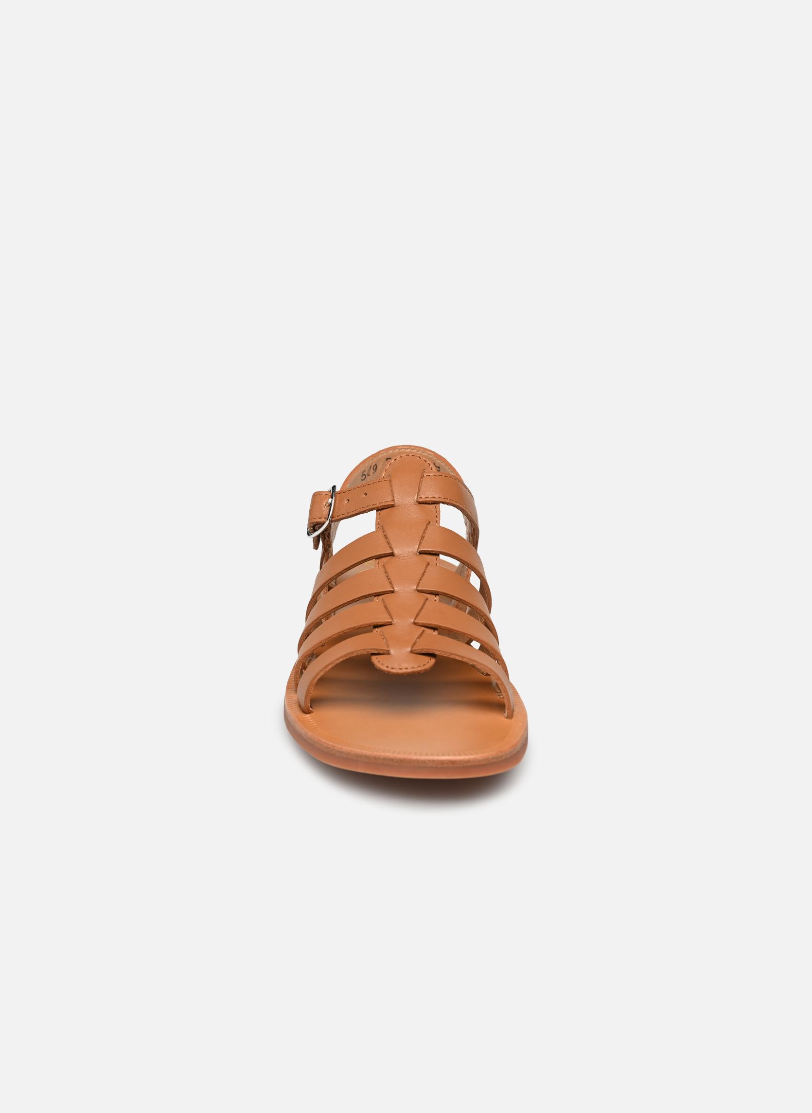 Sandales Plagette Strap fille marron Pom d Api Sandales Plagette Strap fille marron CAMEL 3