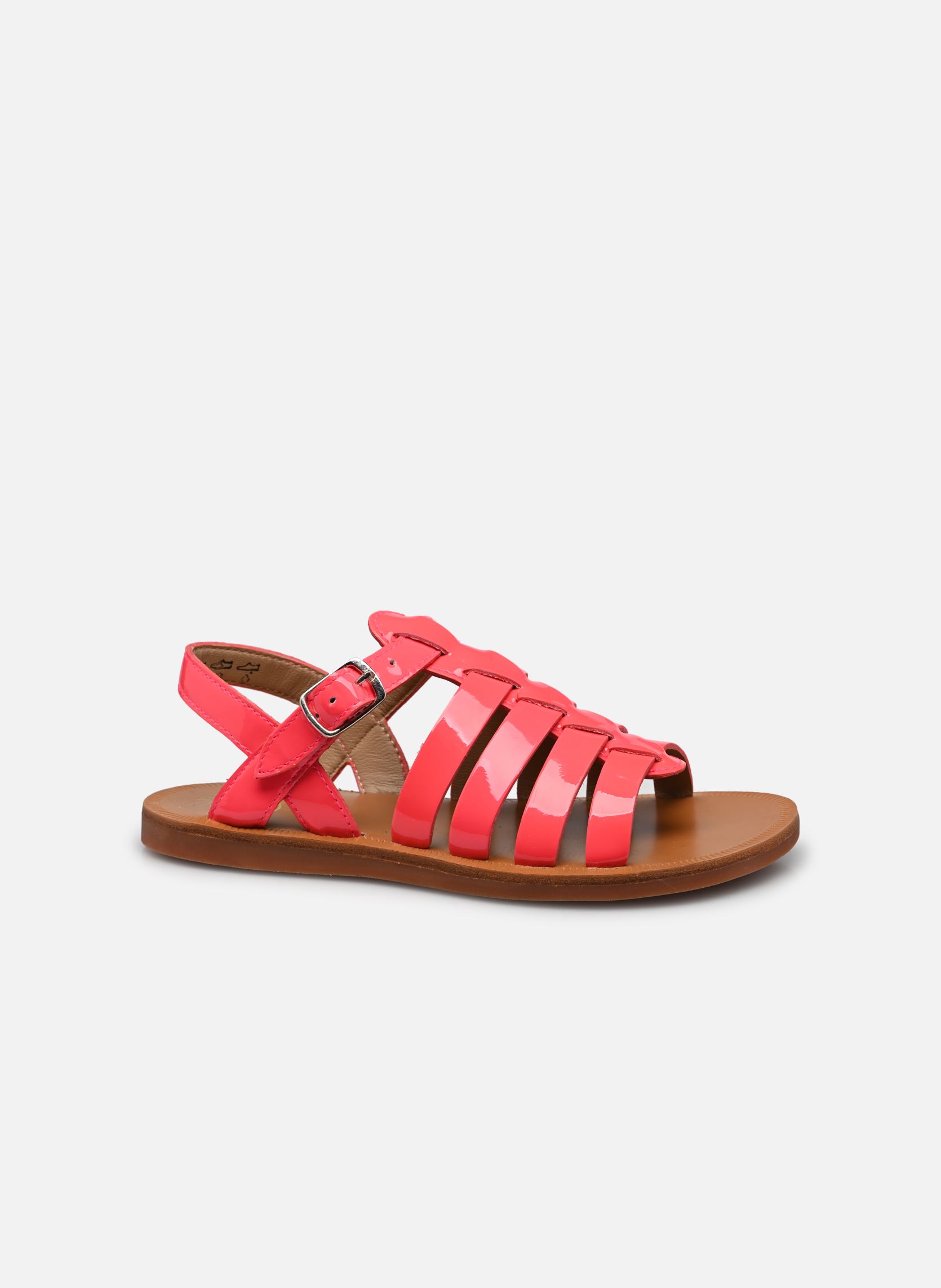 Sandalen Plagette Strap mädchen rosa Pom d Api Sandalen Plagette Strap mädchen rosa PINK NEON