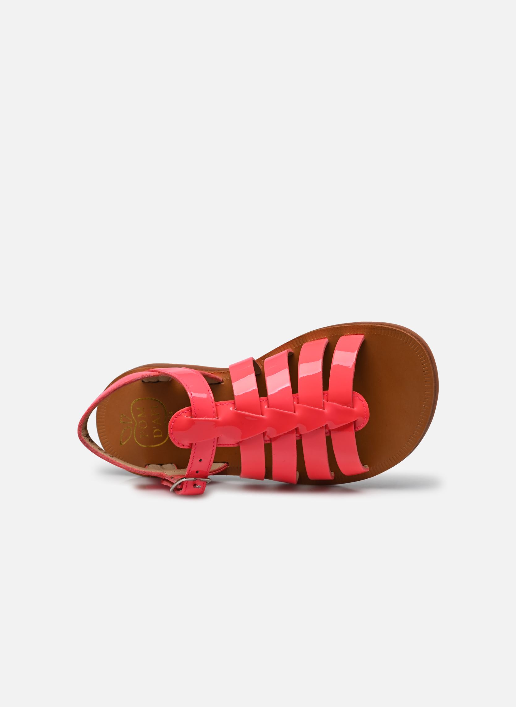 Sandalen Plagette Strap mädchen rosa Pom d Api Sandalen Plagette Strap mädchen rosa PINK NEON