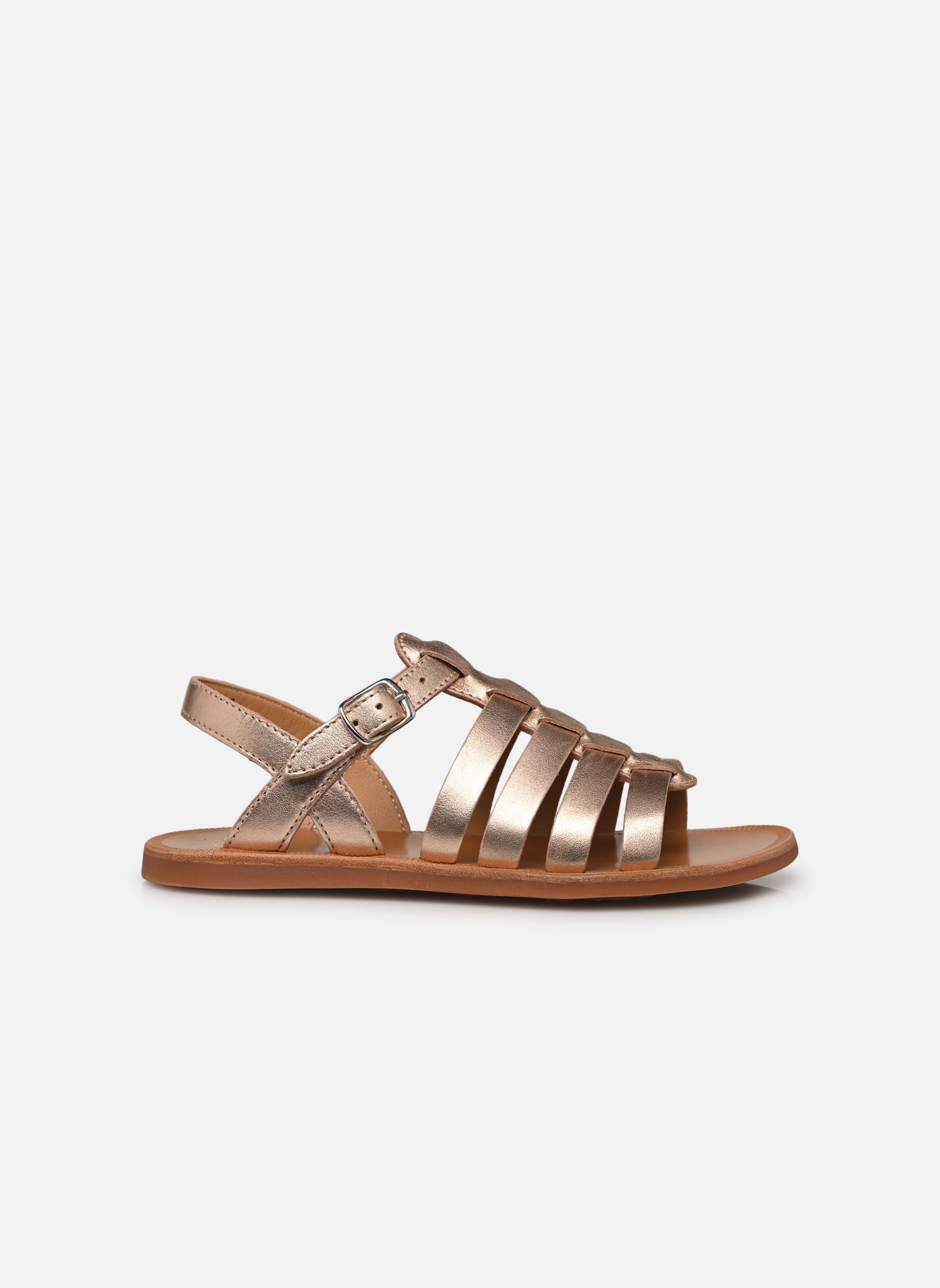 Sandales Plagette Strap fille rose Pom d Api Sandales Plagette Strap fille rose CUIVRE 3