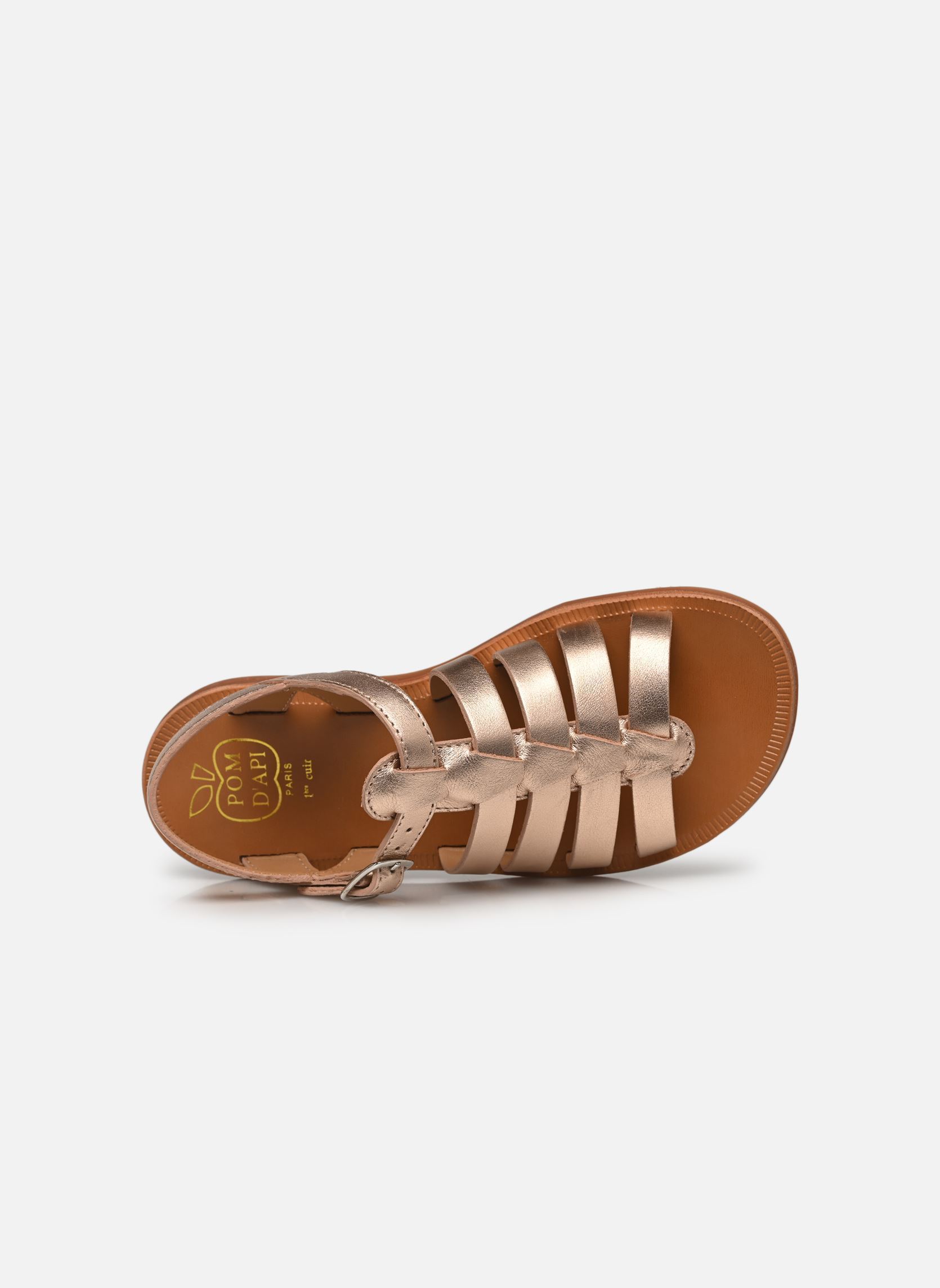 Sandales Plagette Strap fille rose Pom d Api Sandales Plagette Strap fille rose CUIVRE 3