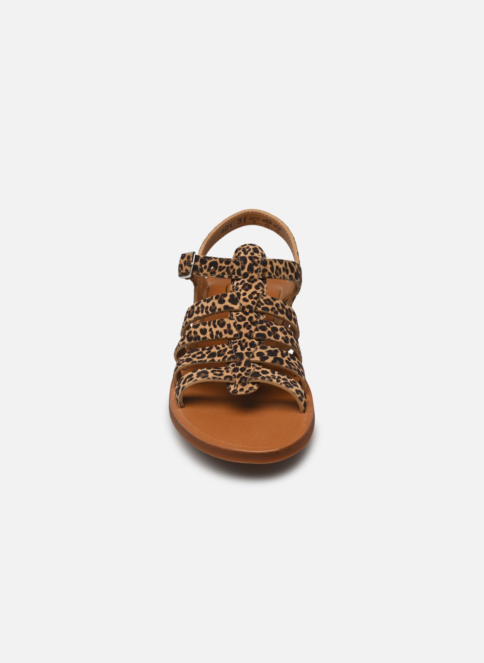 Sandalen Plagette Strap meisjes bruin Pom d Api Sandalen Plagette Strap meisjes bruin SAHARA