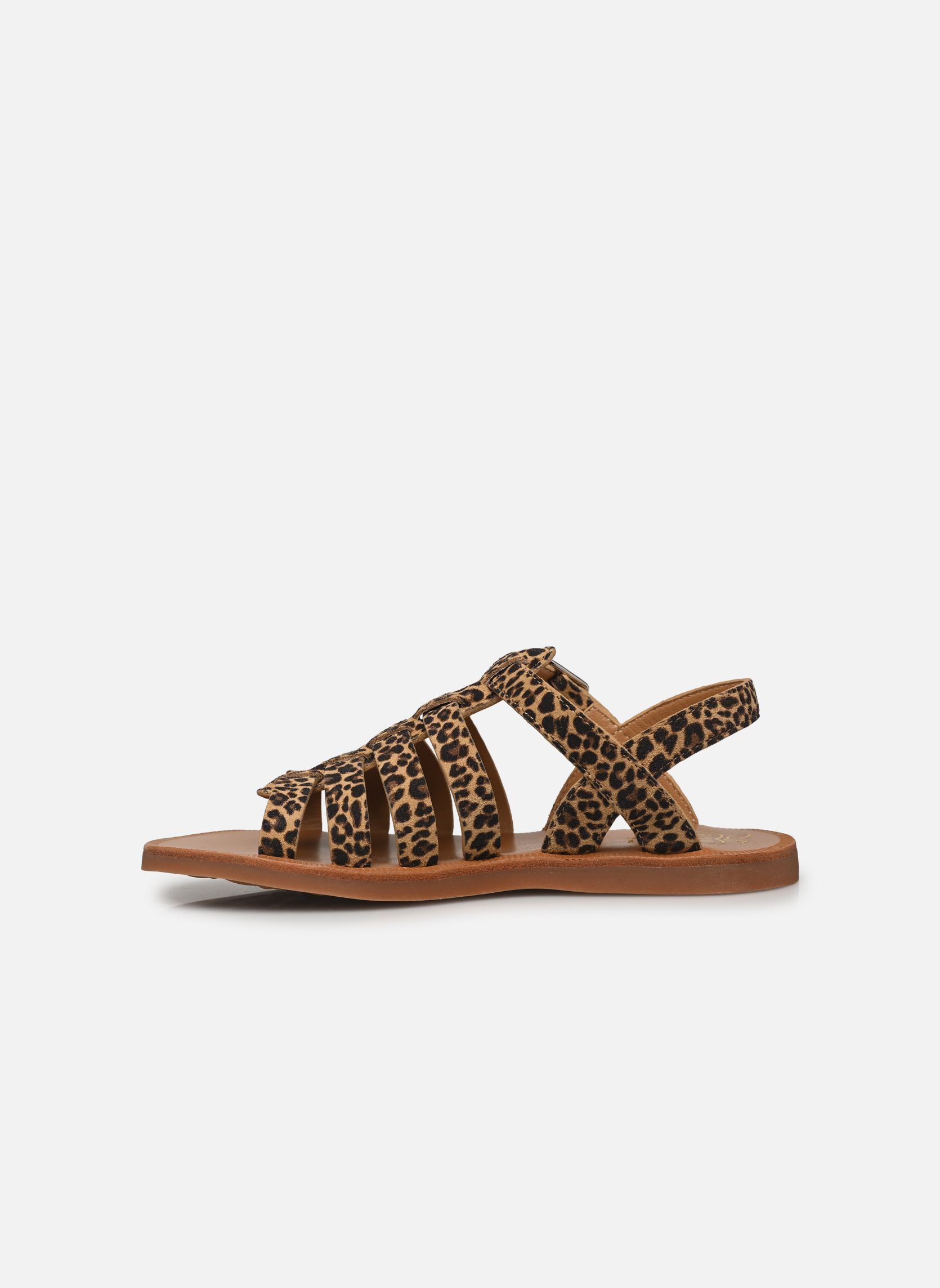 Sandalen Plagette Strap meisjes bruin Pom d Api Sandalen Plagette Strap meisjes bruin SAHARA