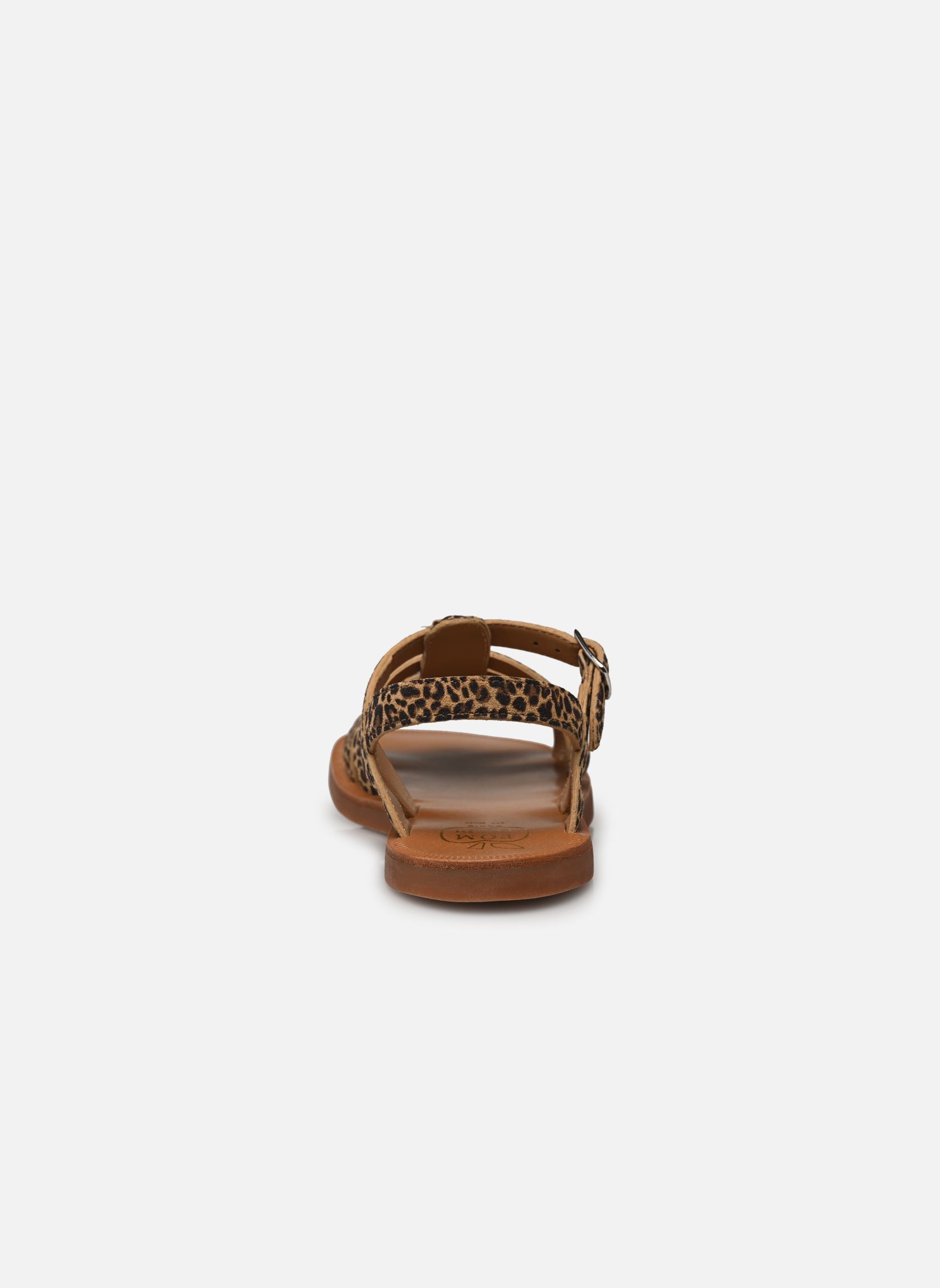 Sandalen Plagette Strap meisjes bruin Pom d Api Sandalen Plagette Strap meisjes bruin SAHARA