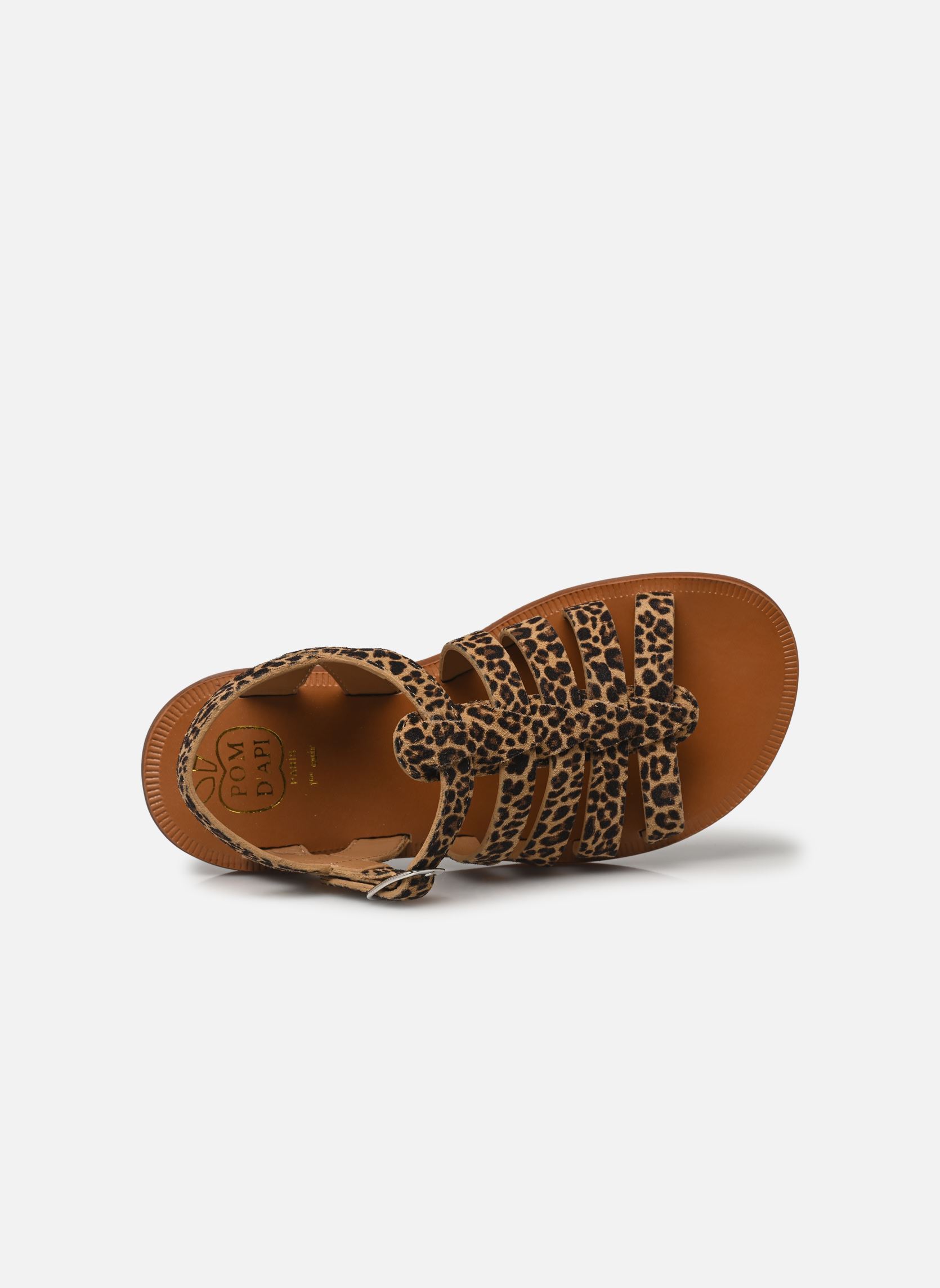 Sandalen Plagette Strap meisjes bruin Pom d Api Sandalen Plagette Strap meisjes bruin SAHARA