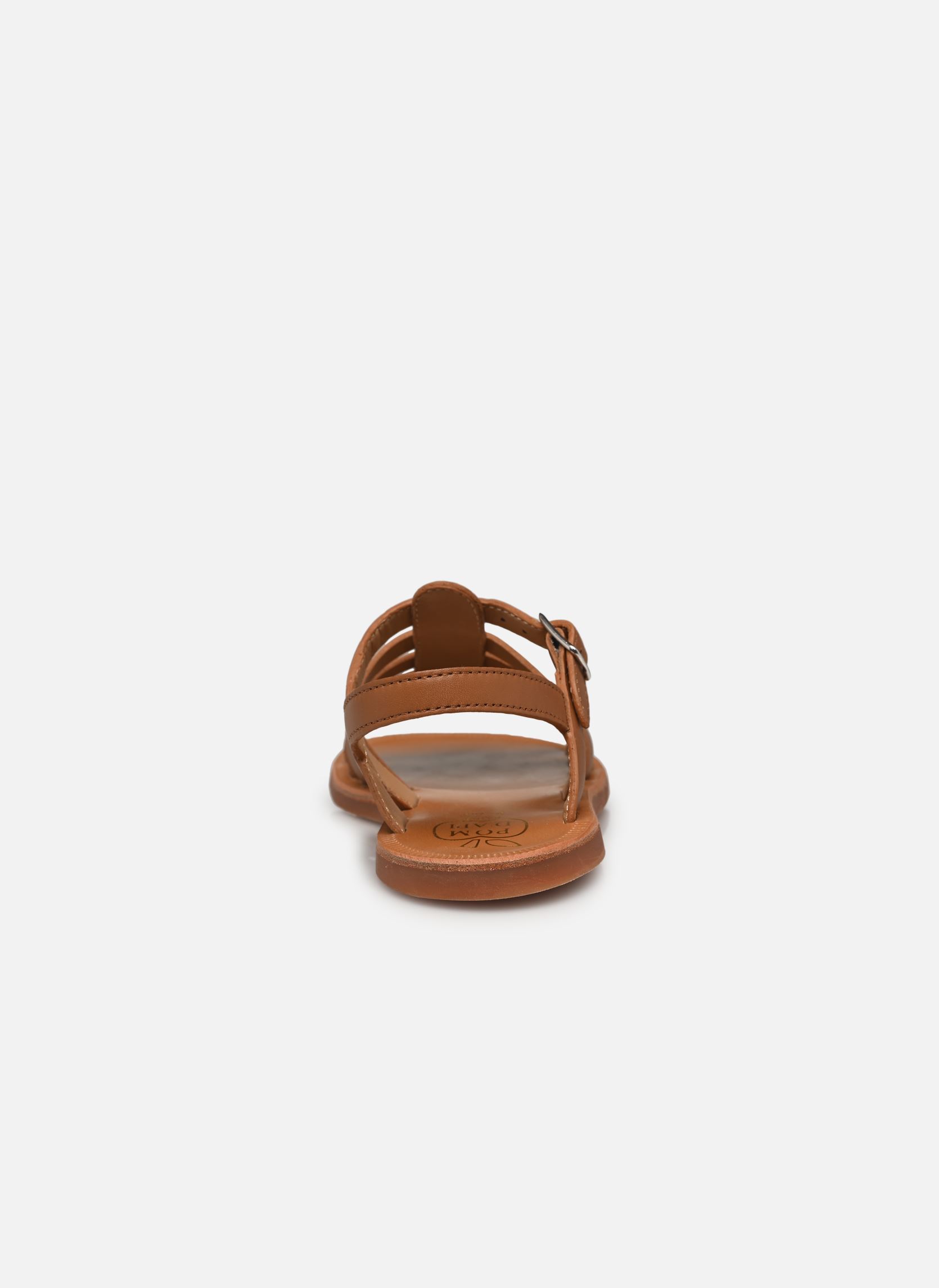 Sandali Plagette Strap bambina marrone Pom d Api Sandali Plagette Strap bambina marrone CAMEL 4