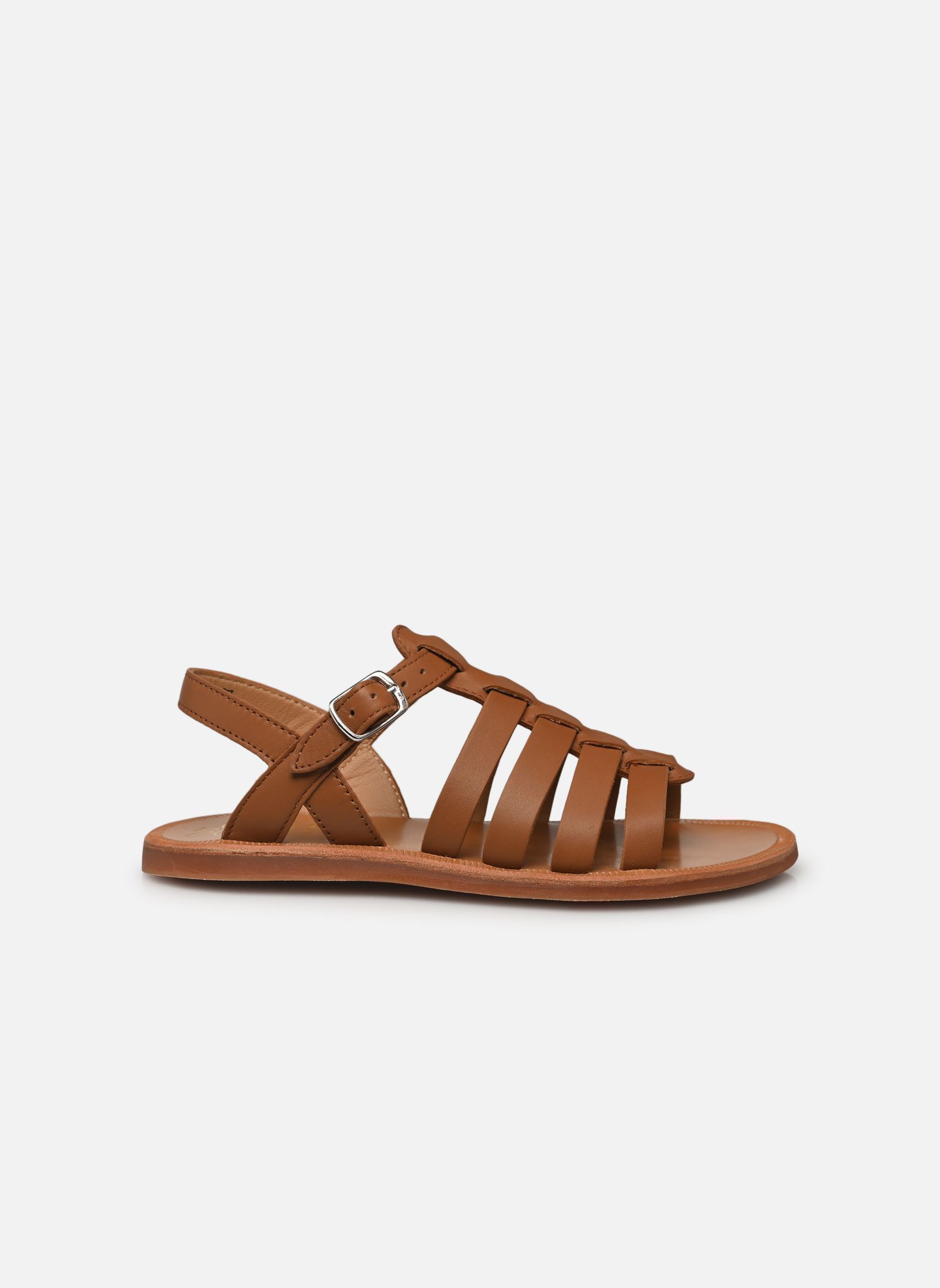 Sandali Plagette Strap bambina marrone Pom d Api Sandali Plagette Strap bambina marrone CAMEL 4