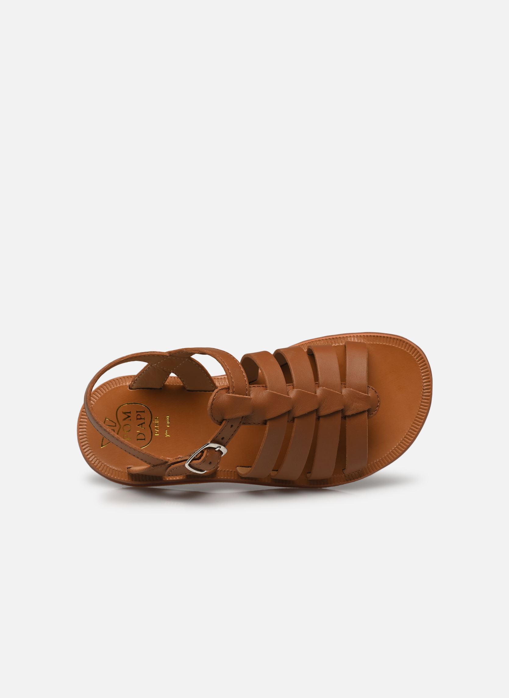 Sandali Plagette Strap bambina marrone Pom d Api Sandali Plagette Strap bambina marrone CAMEL 4