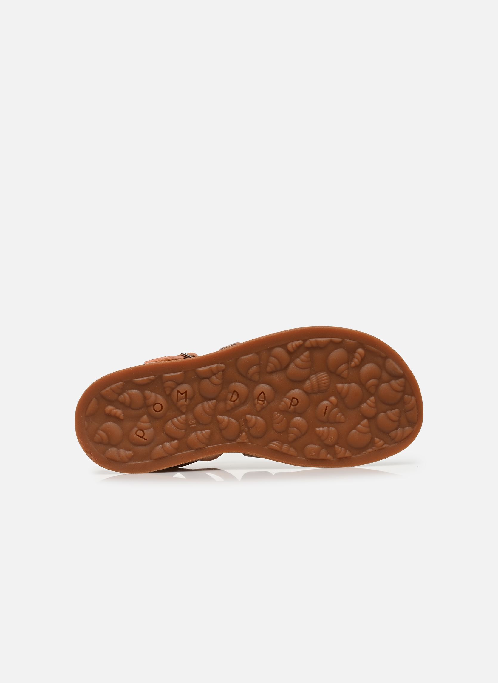 Sandalen Plagette Strap mädchen silber Pom d Api Sandalen Plagette Strap mädchen silber RAME