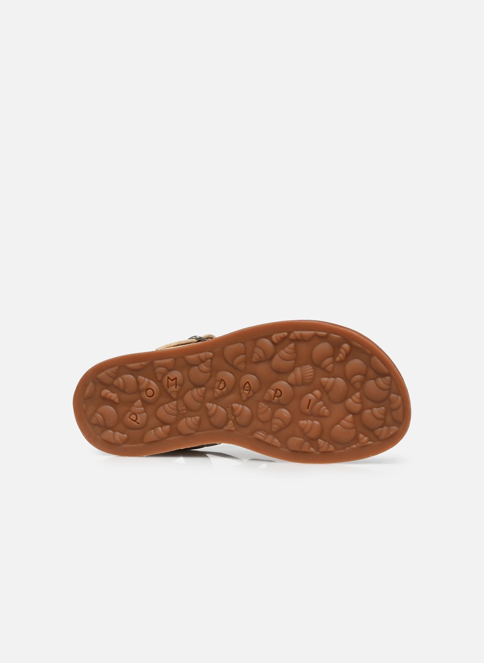Sandalen Plagette Strap mädchen gold und bronze Pom d Api Sandalen Plagette Strap mädchen gold und bronze PLATINE 4