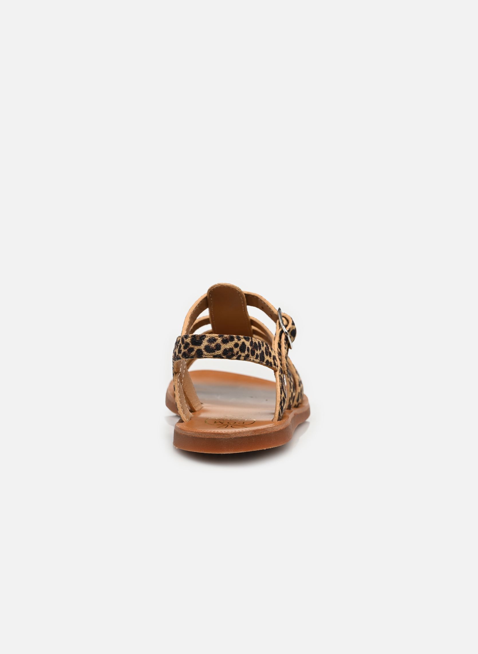Sandalen Plagette Strap mädchen braun Pom d Api Sandalen Plagette Strap mädchen braun SAHARA 2