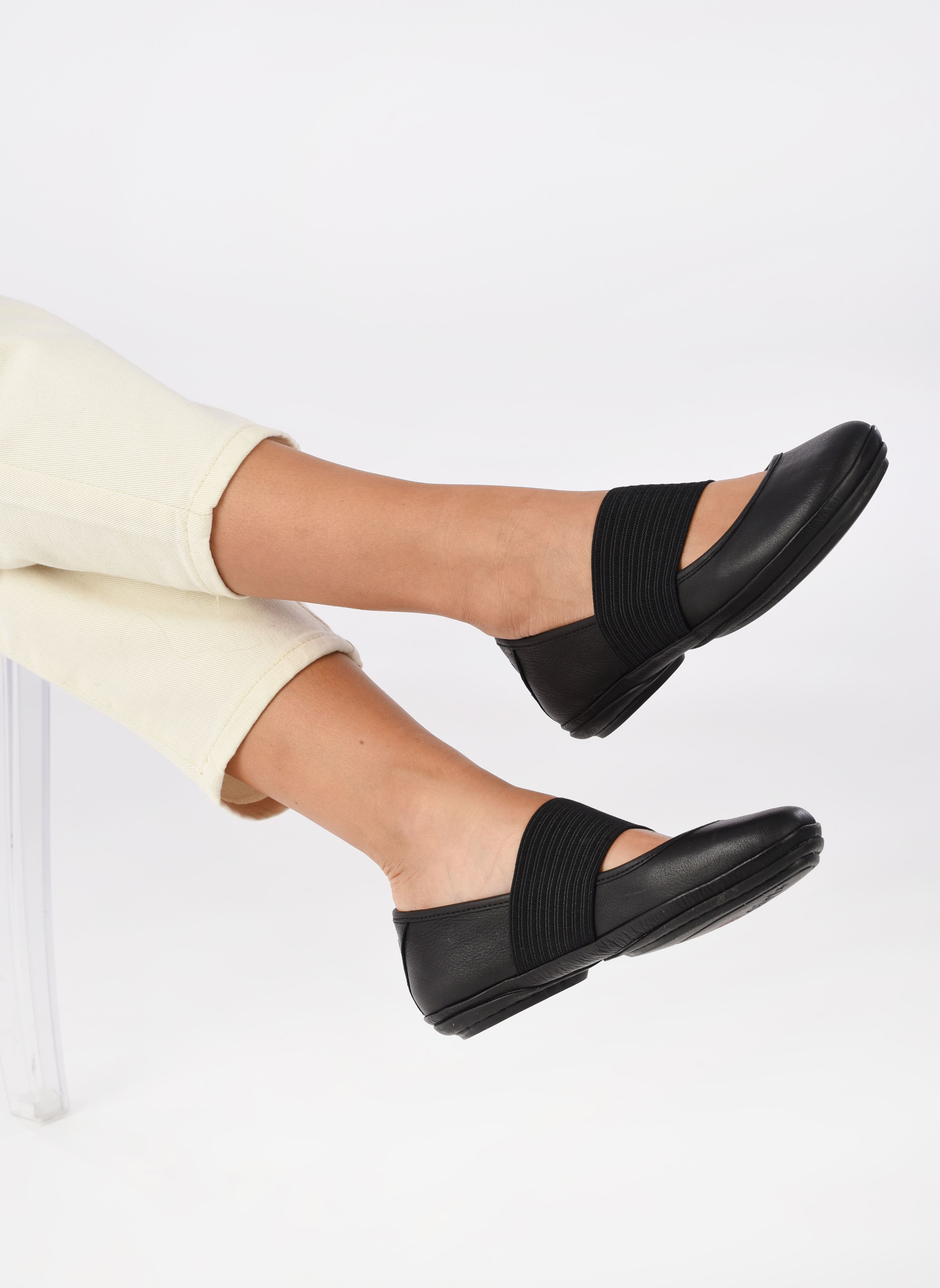 Klassieke ballerina's Right Nina 21595 dames zwart Camper Klassieke ballerina's Right Nina 21595 dames zwart NEGRO