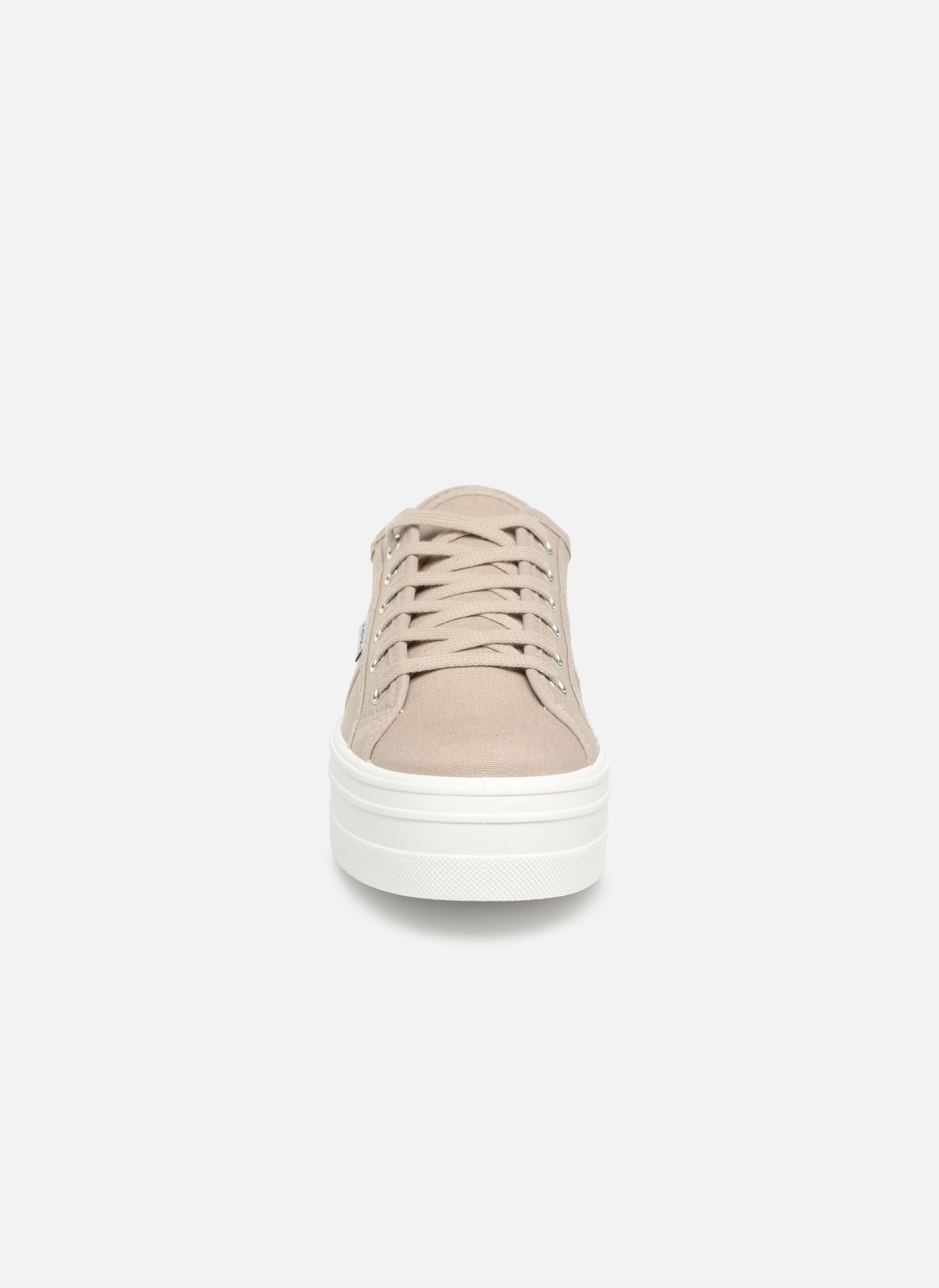 Baskets basses Barcelona Lona Platforma W femme beige Victoria Baskets basses Barcelona Lona Platforma W femme beige Beige