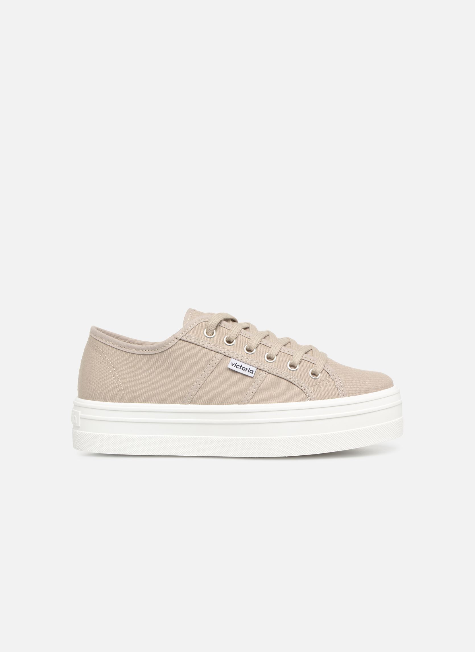 Baskets basses Barcelona Lona Platforma W femme beige Victoria Baskets basses Barcelona Lona Platforma W femme beige Beige