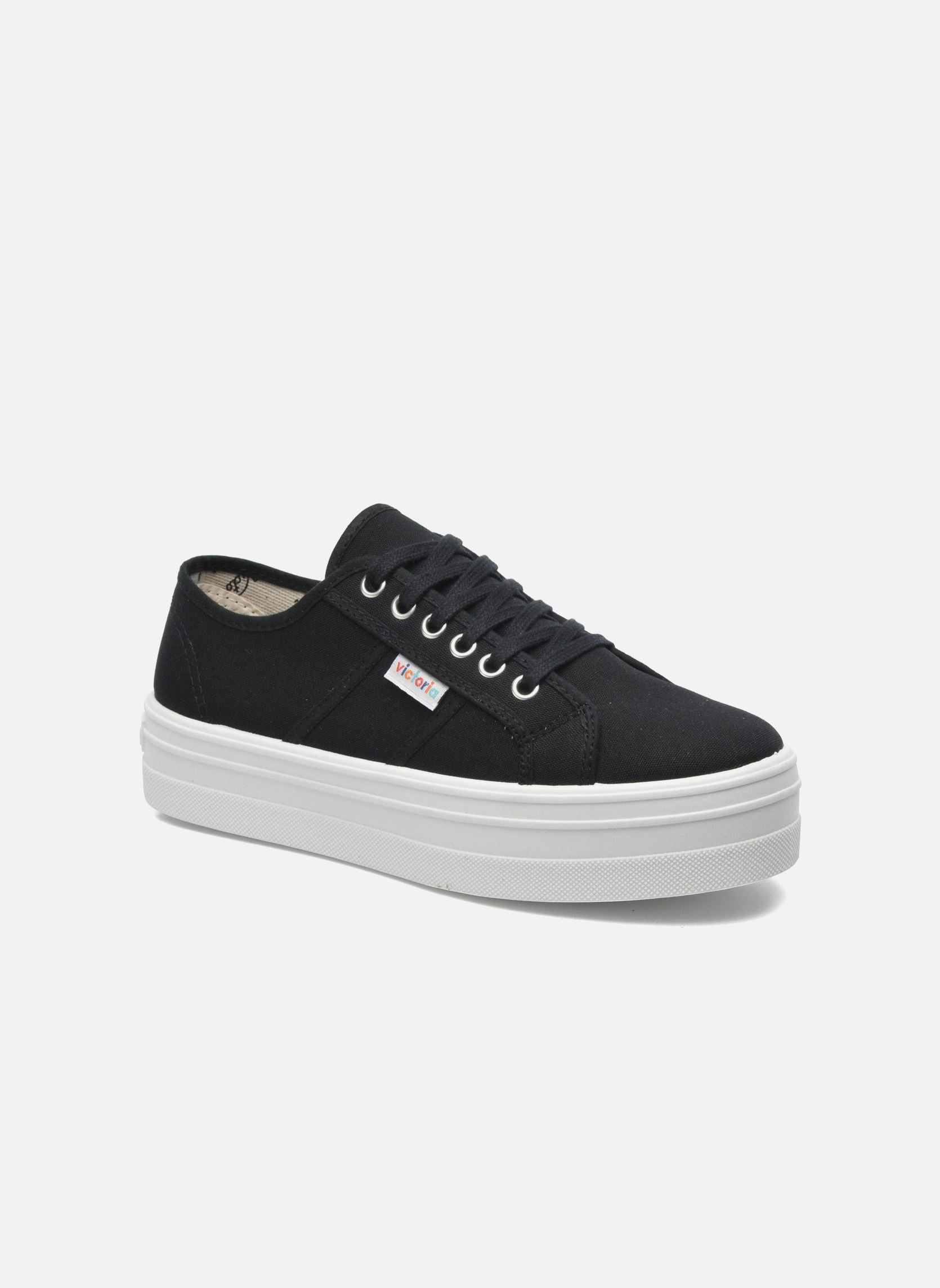 Baskets basses Barcelona Lona Platforma W femme noir Victoria Baskets basses Barcelona Lona Platforma W femme noir Negro 2