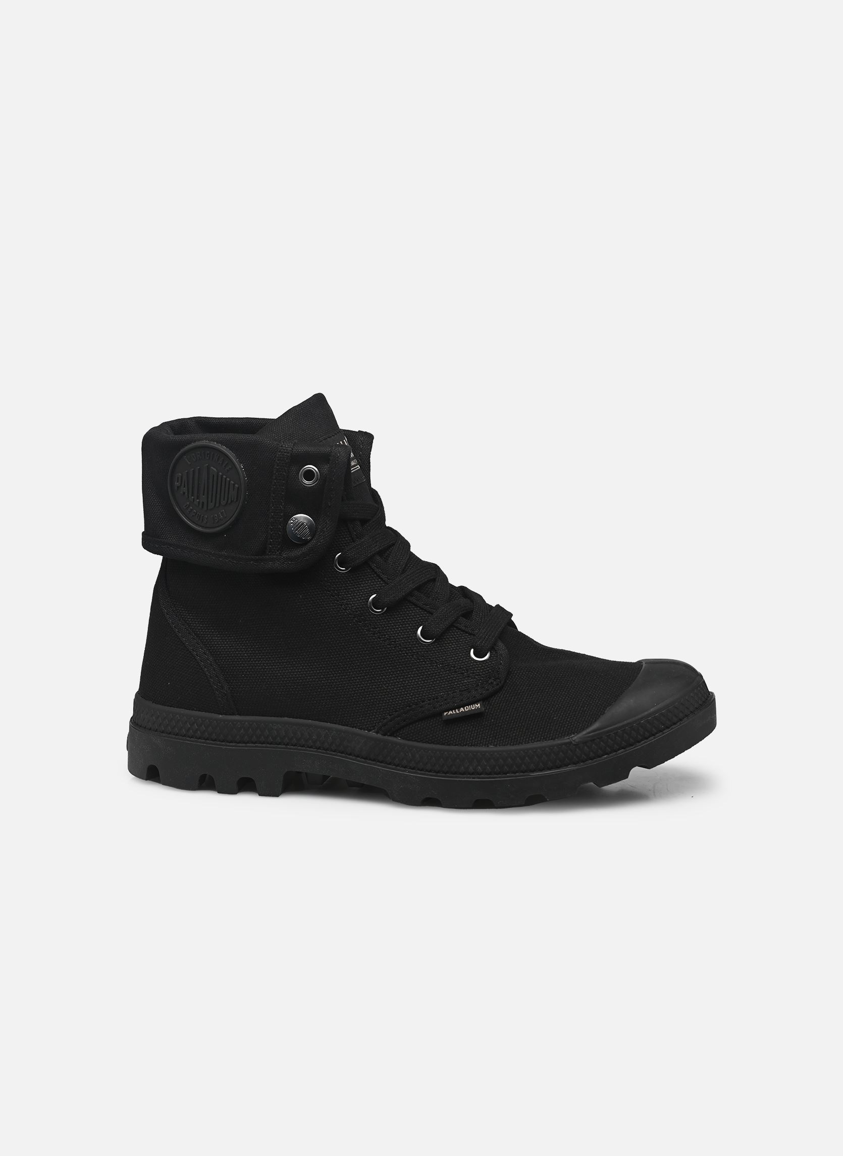Sneakers di tela Baggy m uomo nero Palladium Sneakers di tela Baggy m uomo nero BLACK/BLACK