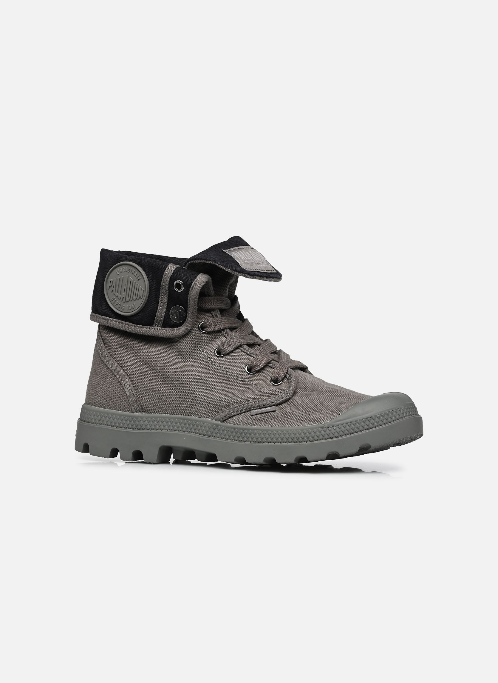 Baskets toile Baggy m homme gris Palladium Baskets toile Baggy m homme gris METAL/BLACK
