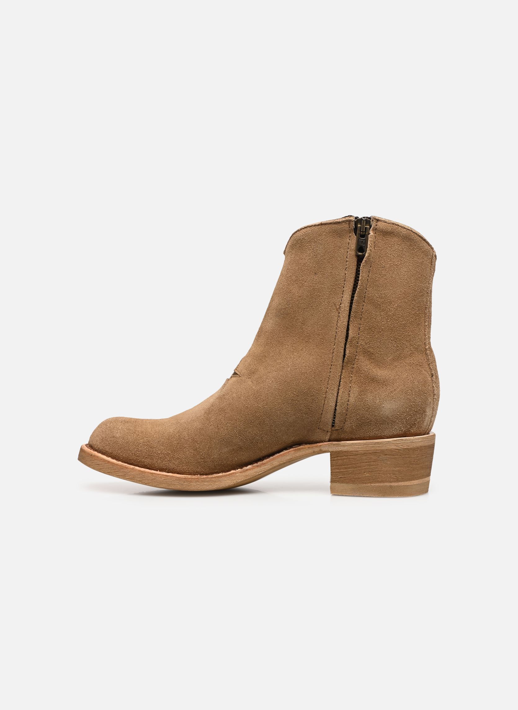 Botines tipo vaquero Star mujer marrón Mexicana Botines tipo vaquero Star mujer marrón New Camel Gold Pastosi Estrel