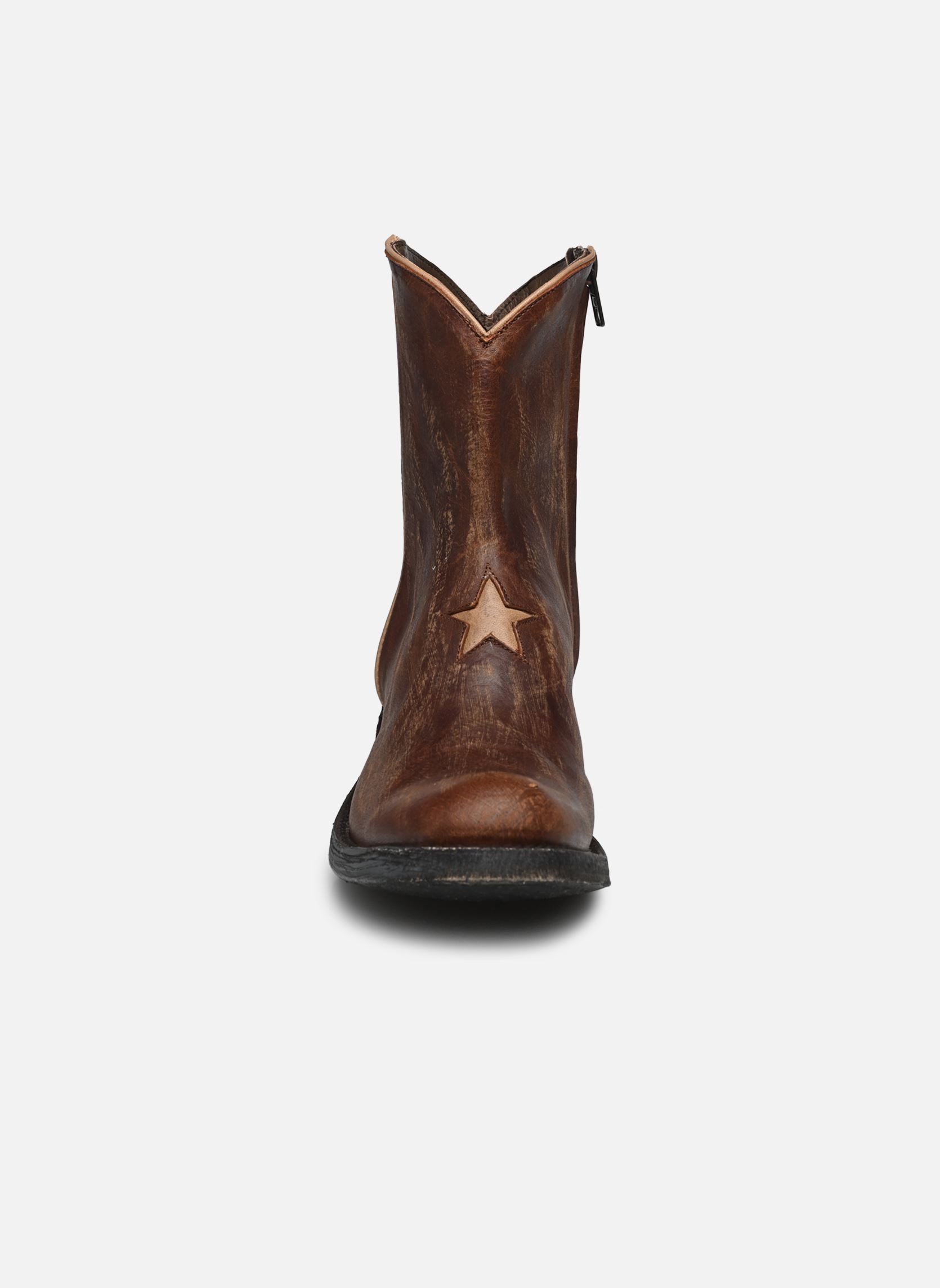 Cowboy boots Star dames bruin Mexicana Cowboy boots Star dames bruin Brass Bone