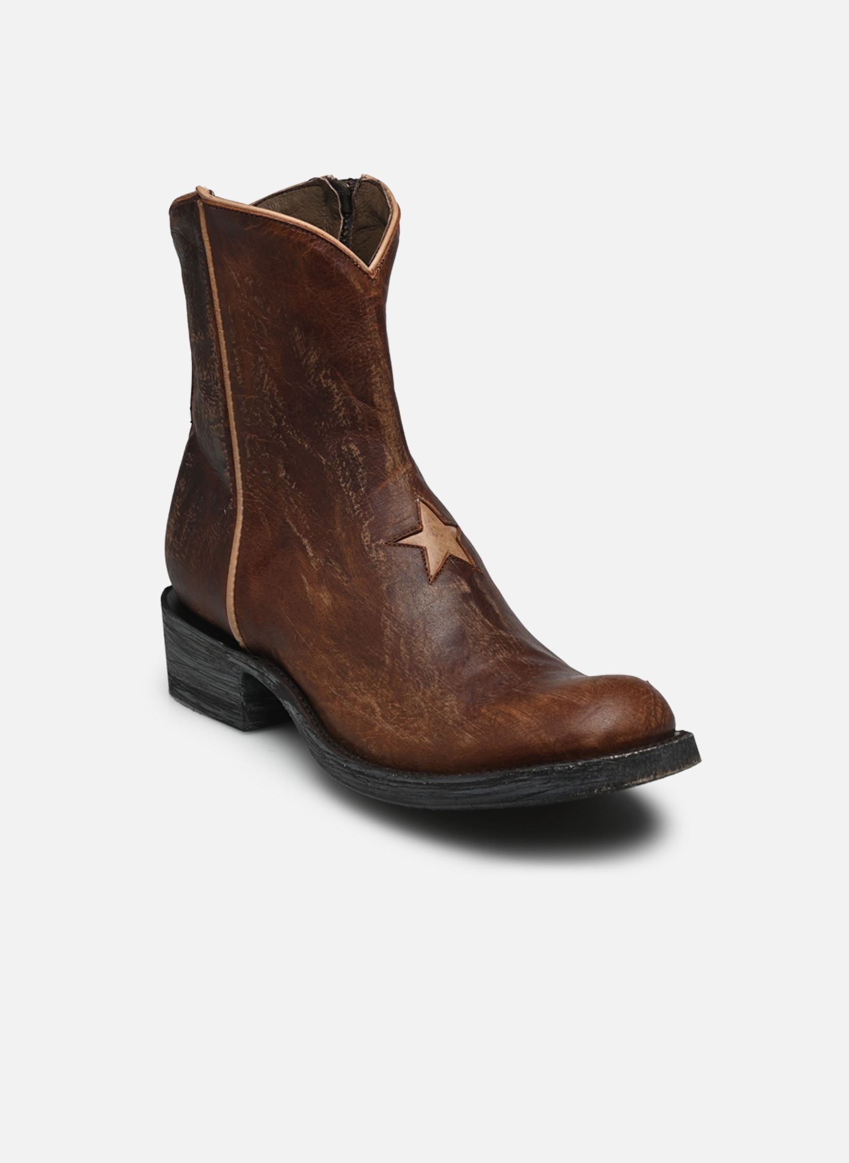 Cowboy boots Star dames bruin Mexicana Cowboy boots Star dames bruin Brass Bone