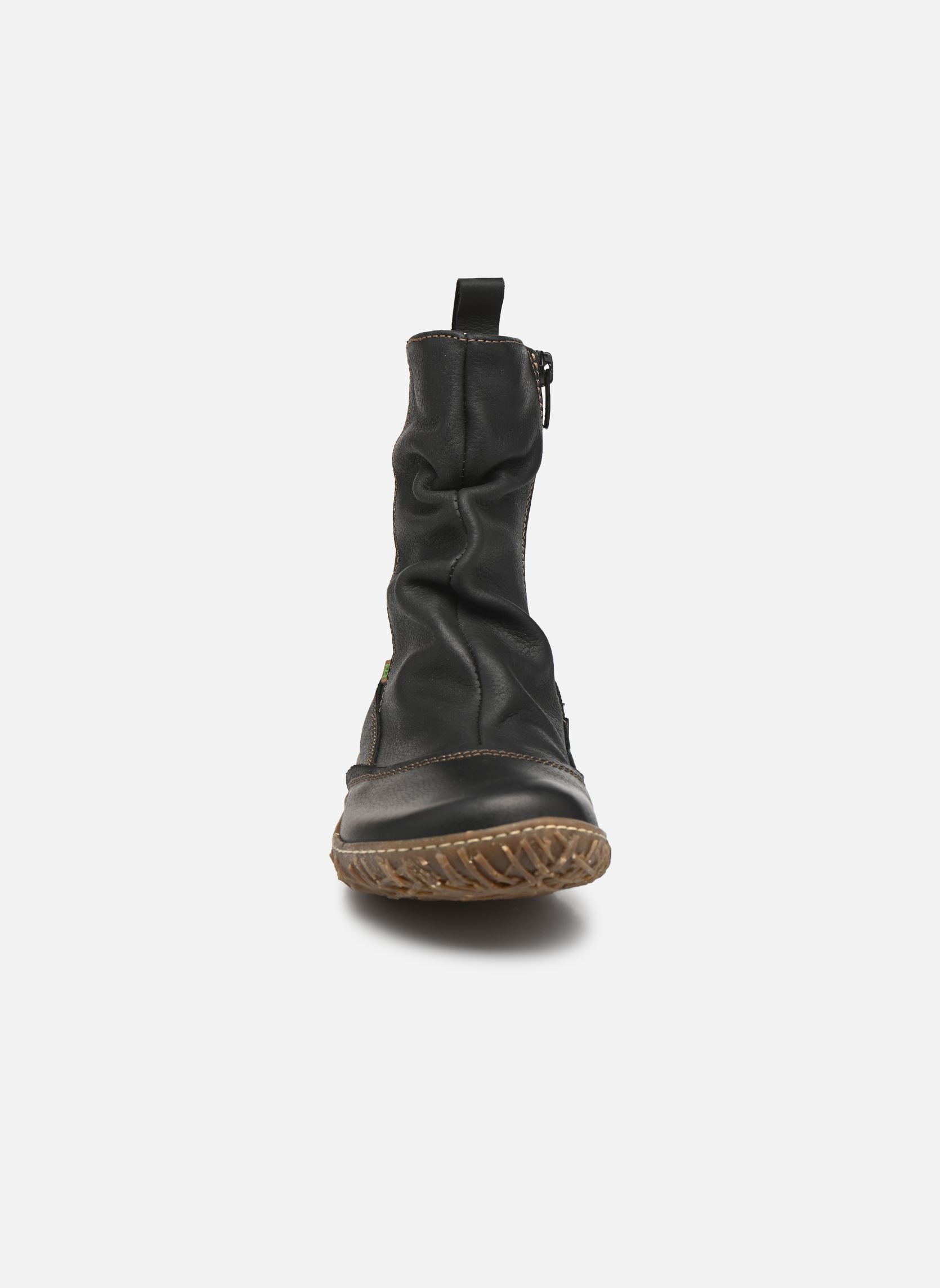 Botines bajos Nido Ella N722 mujer negro El Naturalista Botines bajos Nido Ella N722 mujer negro BLACK SOFT GRAIN