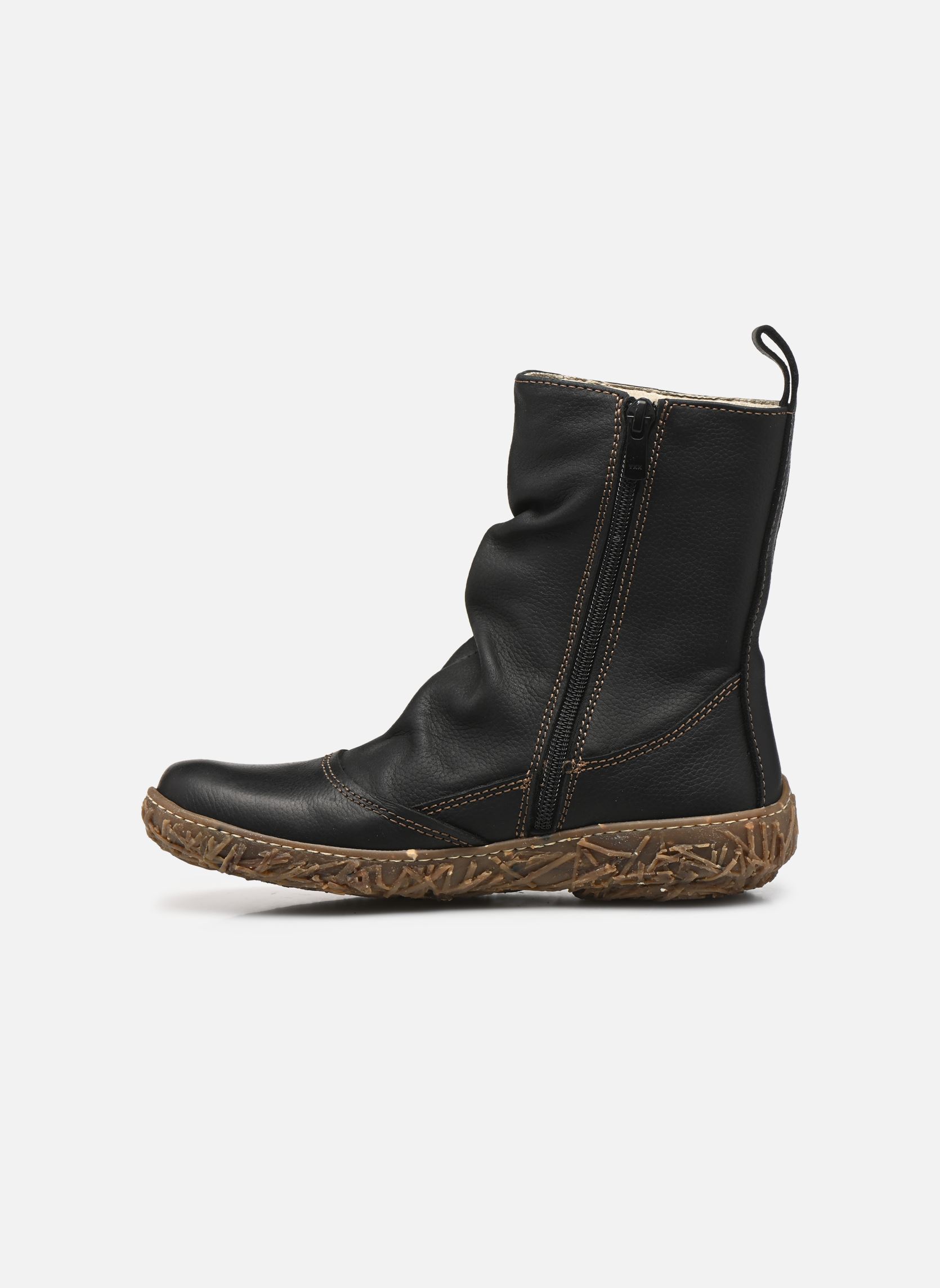 Botines bajos Nido Ella N722 mujer negro El Naturalista Botines bajos Nido Ella N722 mujer negro BLACK SOFT GRAIN