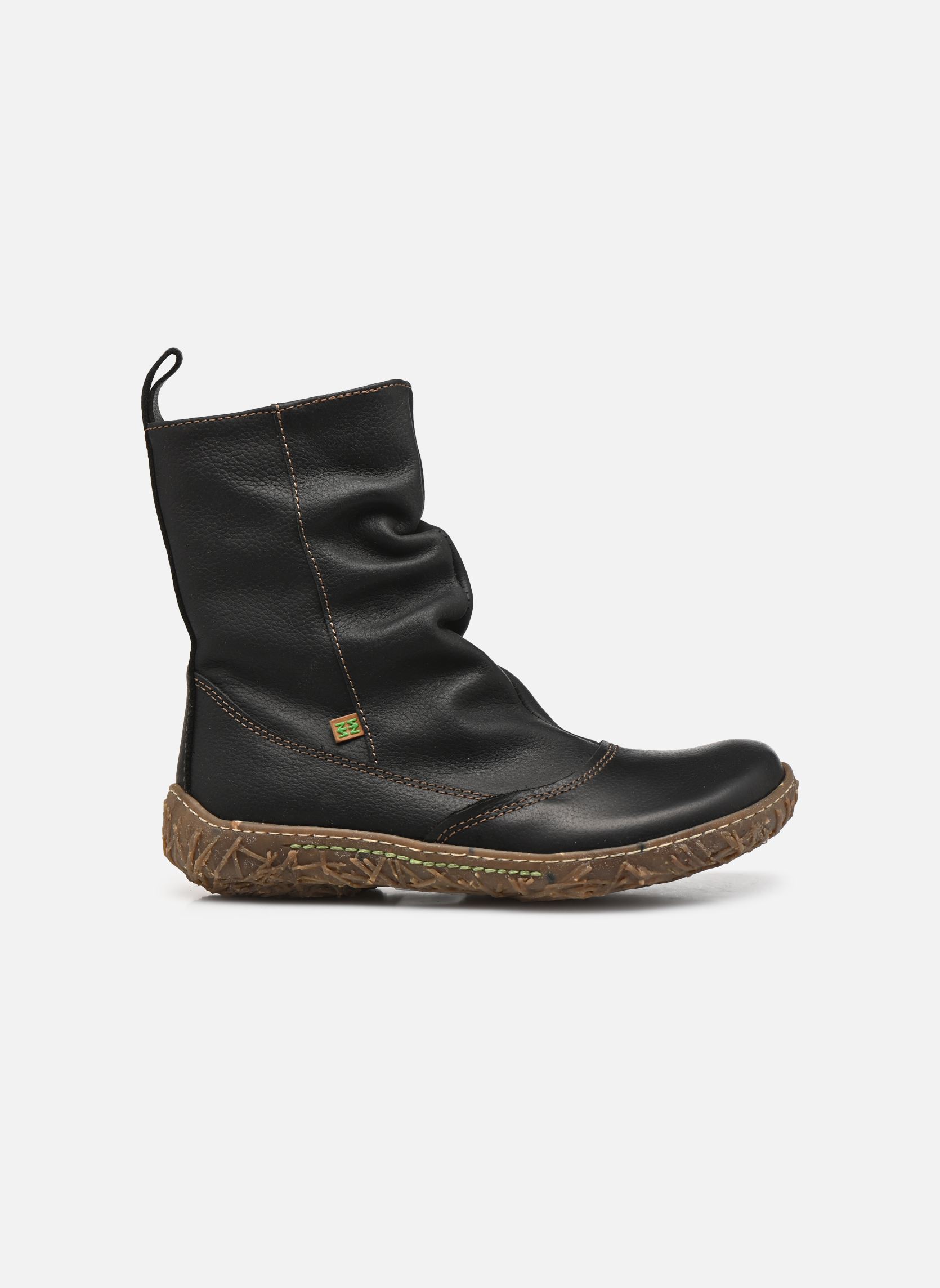 Botines bajos Nido Ella N722 mujer negro El Naturalista Botines bajos Nido Ella N722 mujer negro BLACK SOFT GRAIN